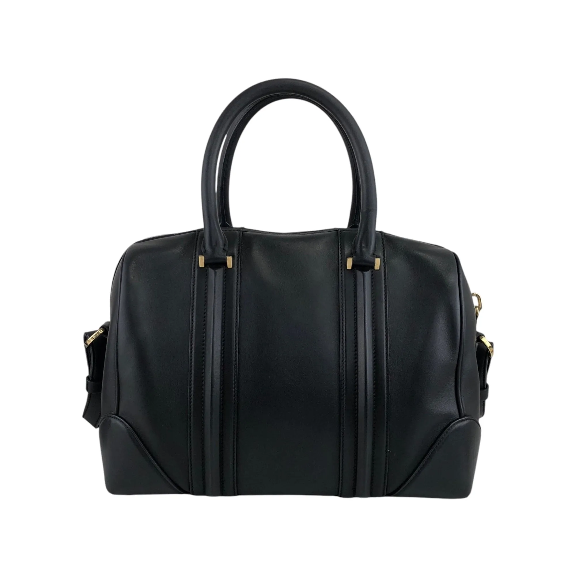 GIVENCHY Logo Two-way Boston bag Shoulder bag Black Vintage apxp26