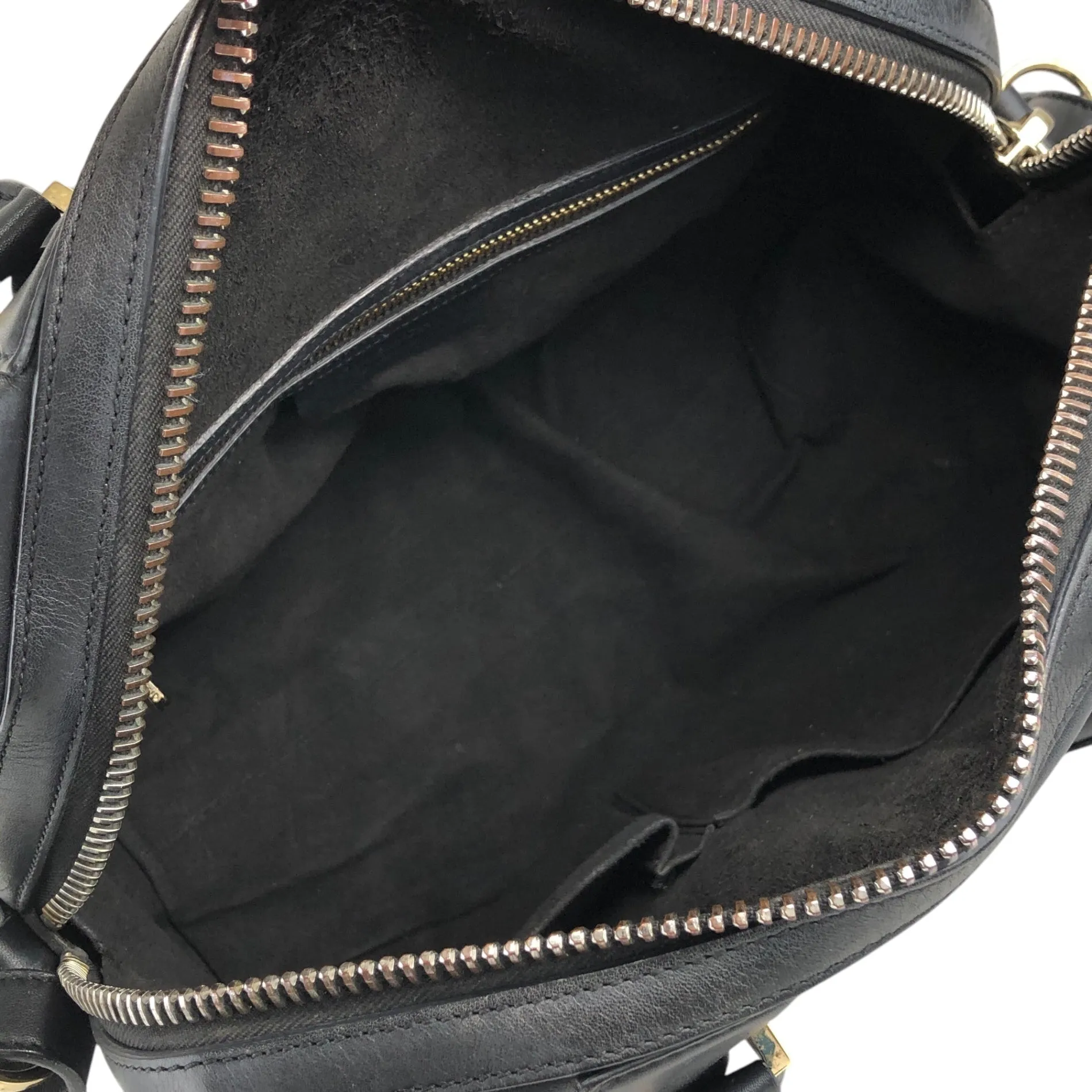 GIVENCHY Logo Two-way Boston bag Shoulder bag Black Vintage apxp26