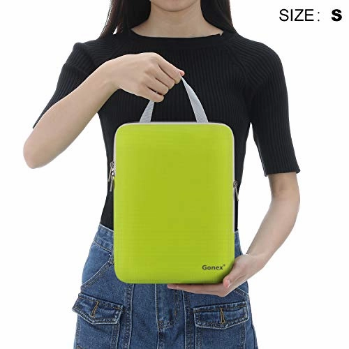 Gonex Packing Cubes, Travel Organizers Set of 3 Upgraded L M S(Light Green)