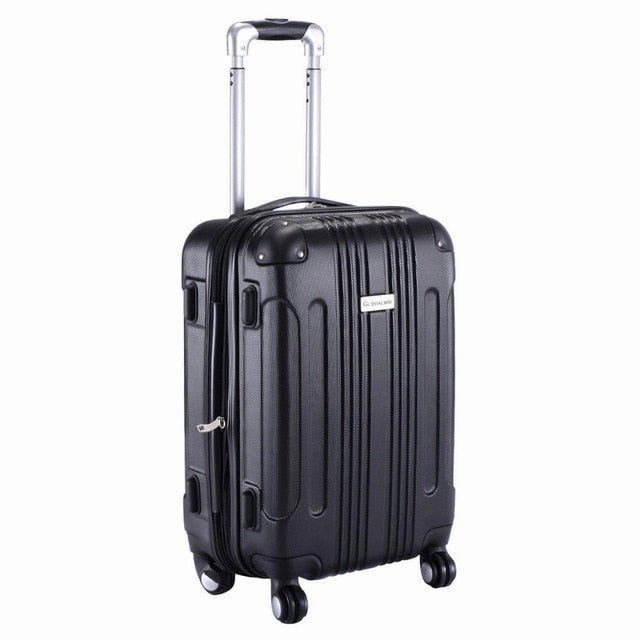 Goplus 20" Abs Luggage Bag Rolling Trolley Travel Suitcase Portable Carry On Luggage Waterproof