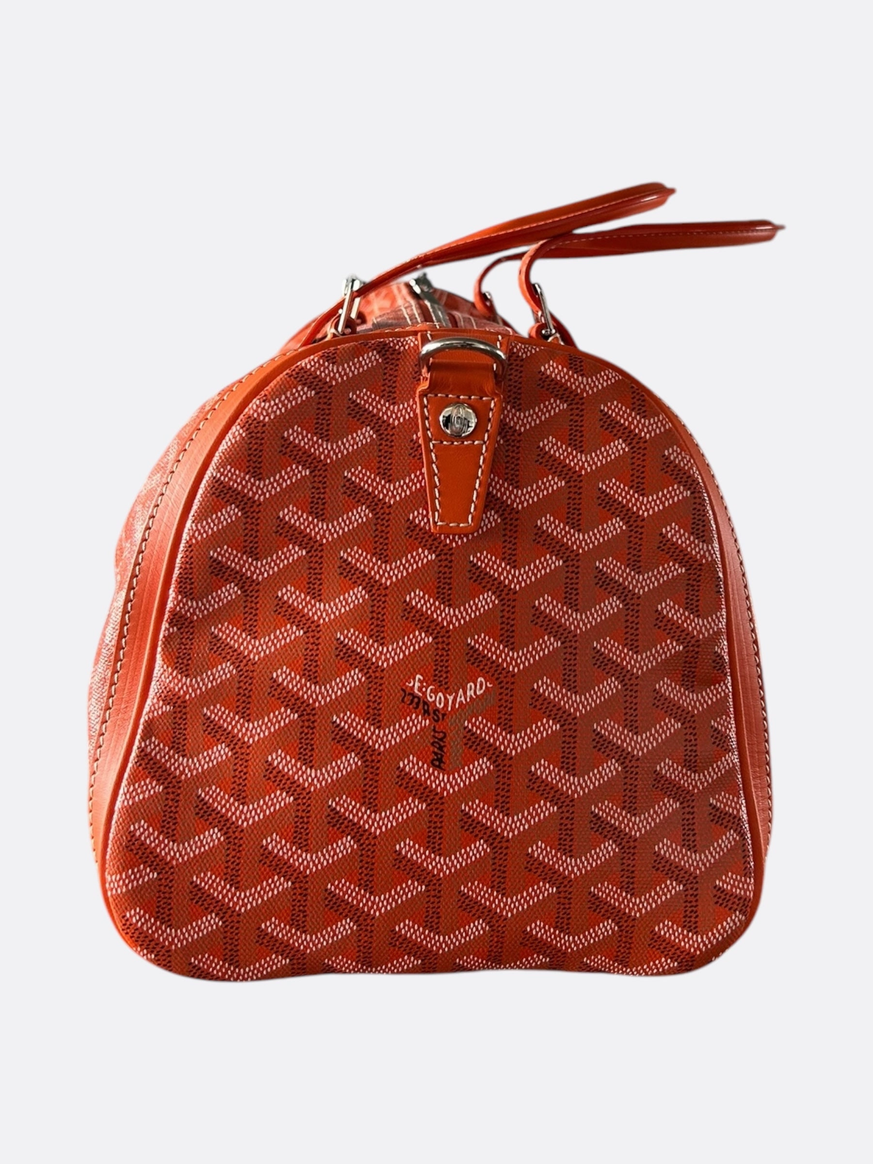 Goyard Orange Croisiere 40 Duffel Bag