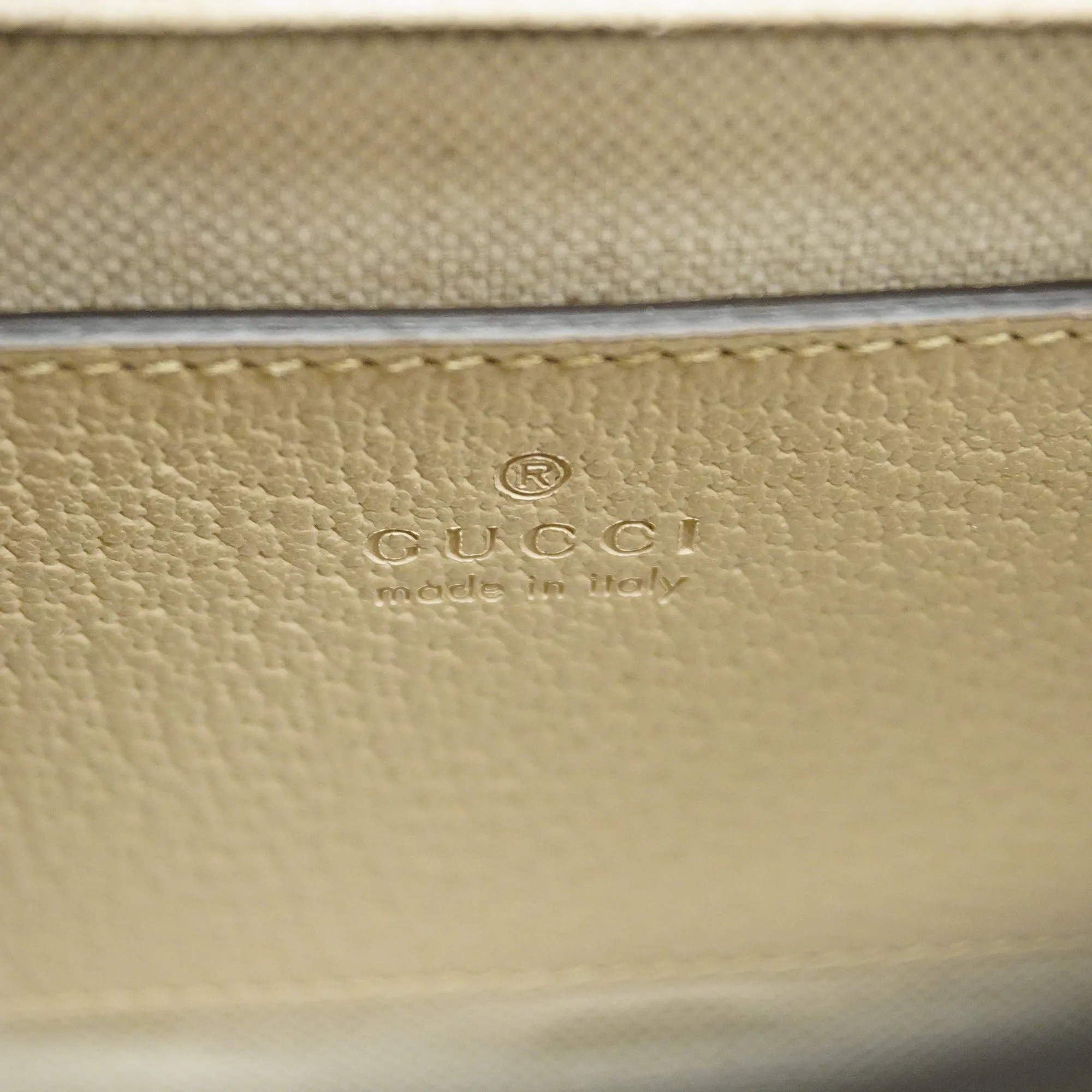 GUCCI  2way Bag Diana 702732 Leather,Canvas Handbag,Shoulder Bag Grayish