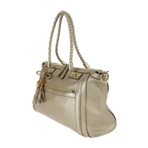 Gucci bamboo handBag 282300 leather gold tassel 2WAY shoulder Tote Bag