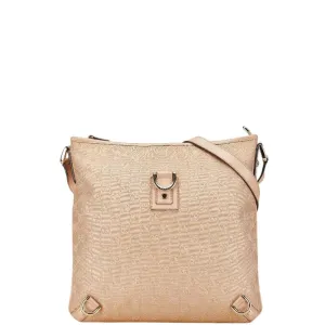 Gucci Canvas Leather Shoulder Bag (Pre-Owned)