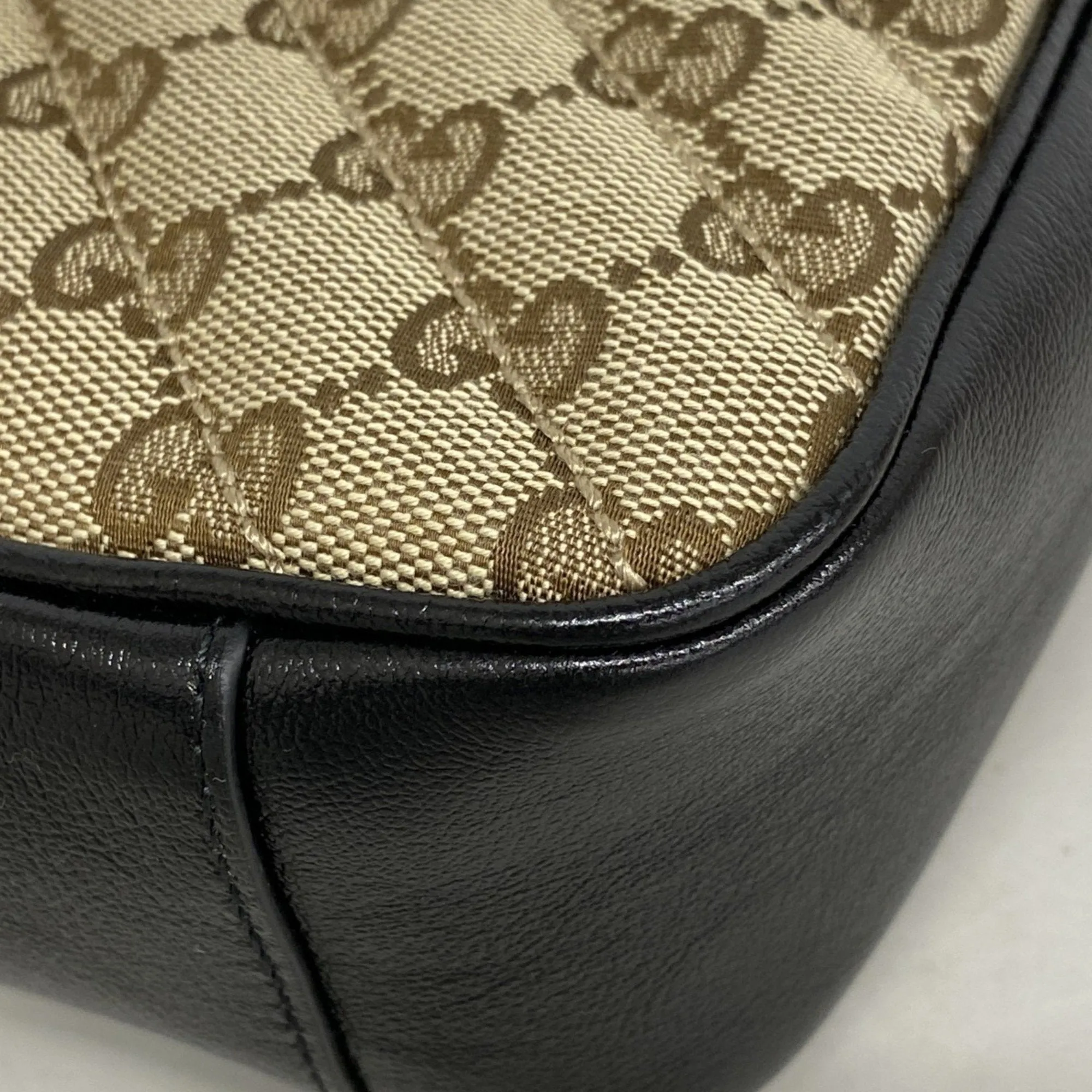 Gucci  Canvas Shoulder Bag (Pre-Owned)