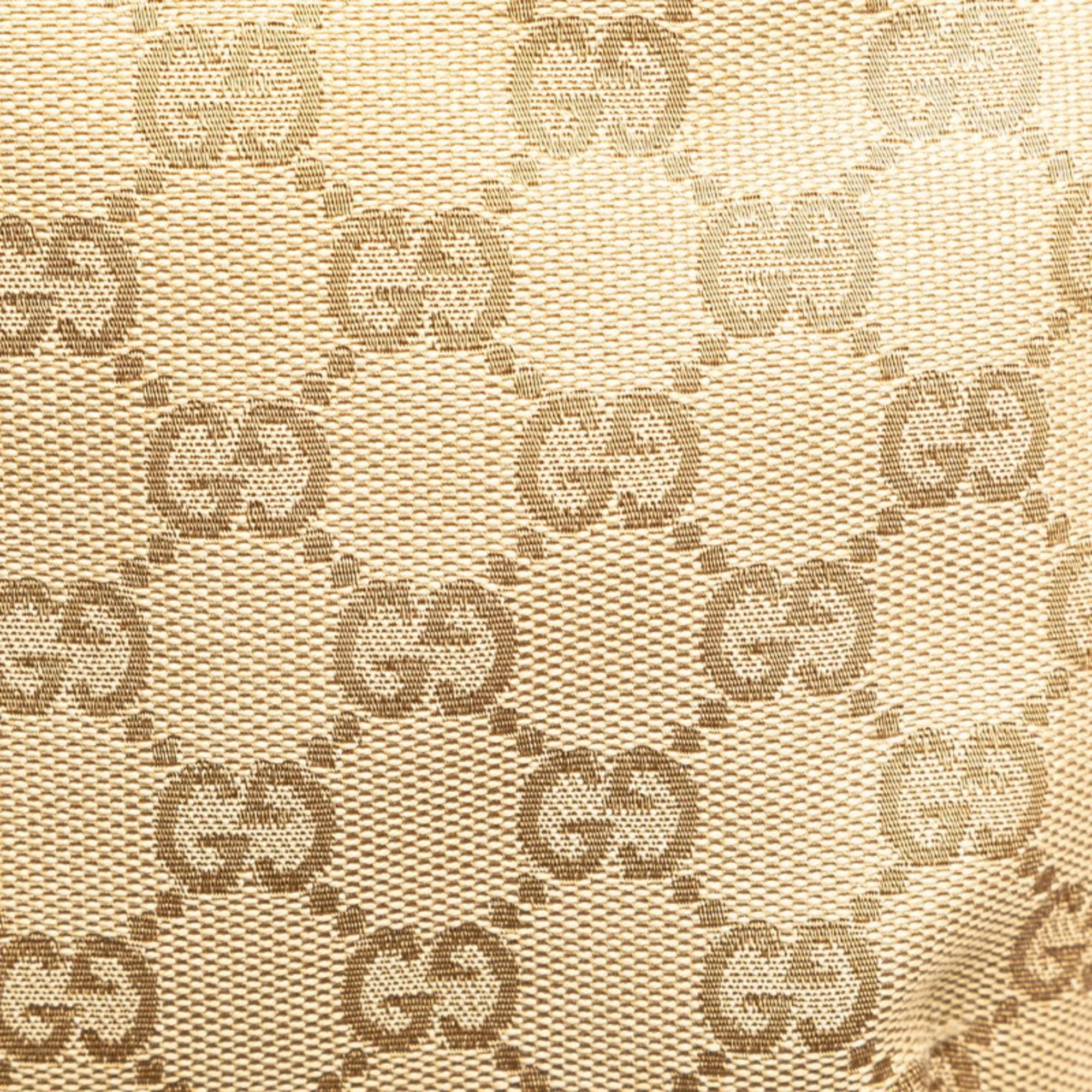 Gucci  Color Canvas Leather Shoulder Bag (Pre-Owned)