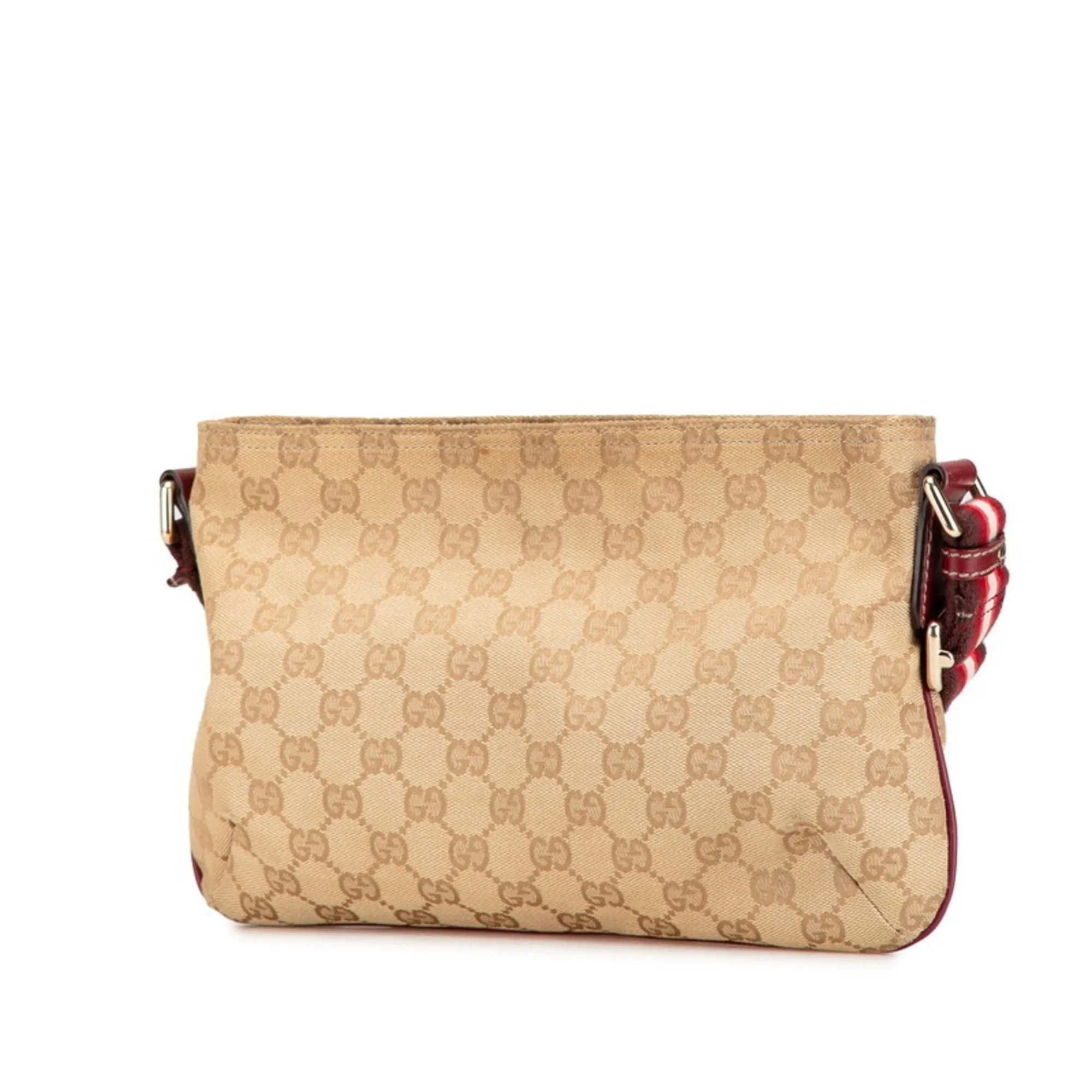 Gucci  Color Canvas Leather Shoulder Bag (Pre-Owned)