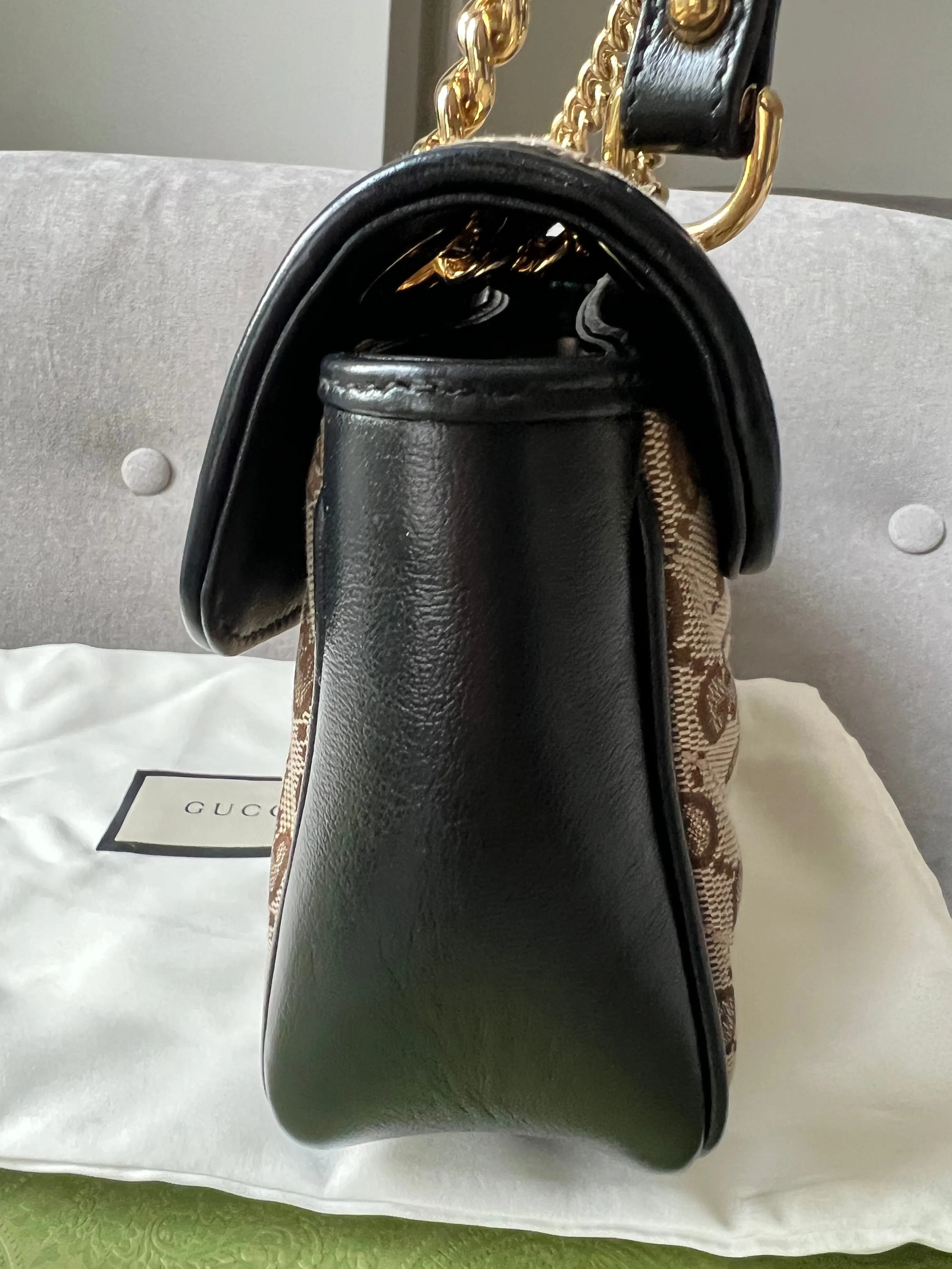 Gucci GG Beige Marmont Small Shoulder Bag (RRP ??1,570)