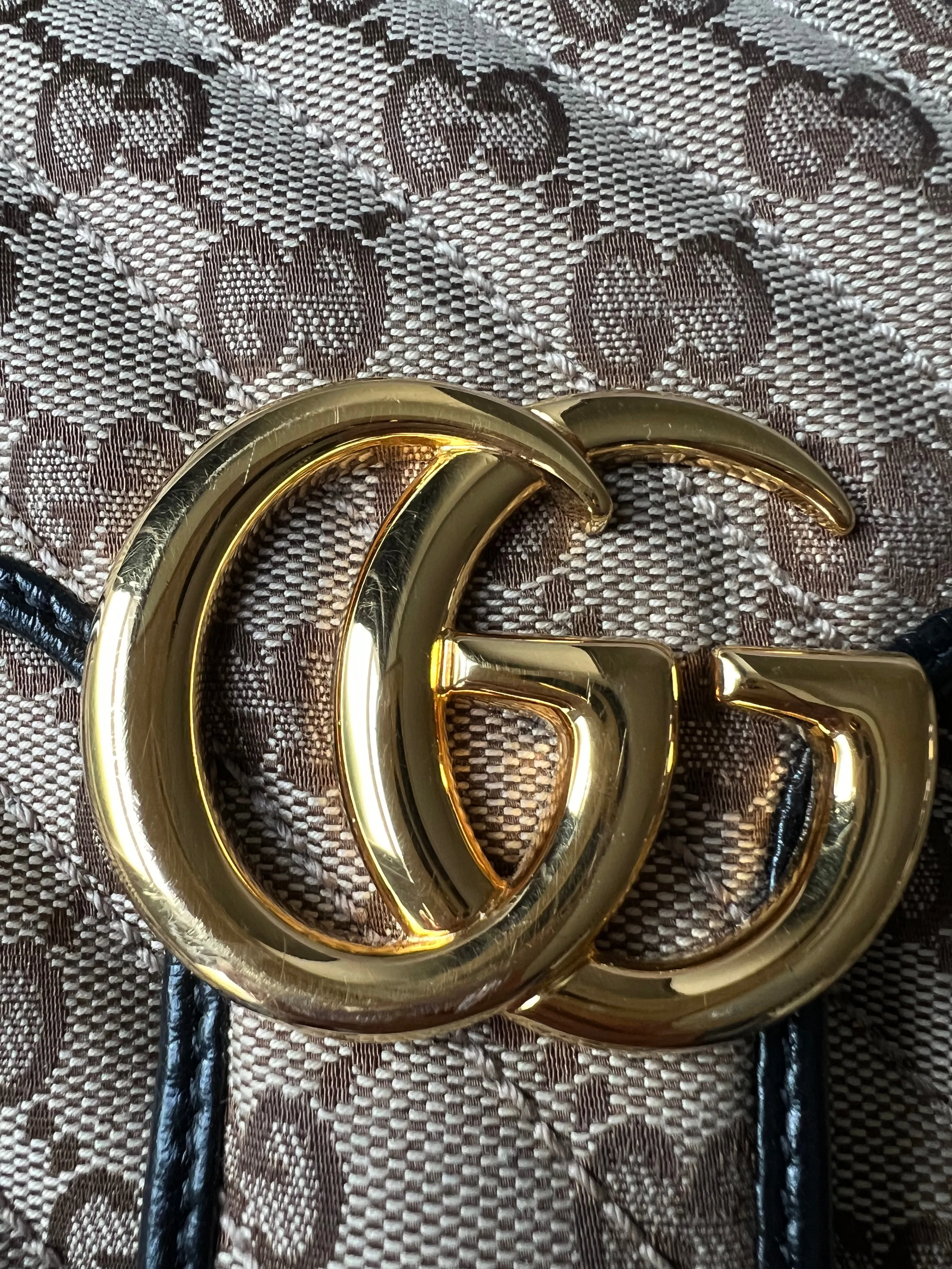 Gucci GG Beige Marmont Small Shoulder Bag (RRP ??1,570)