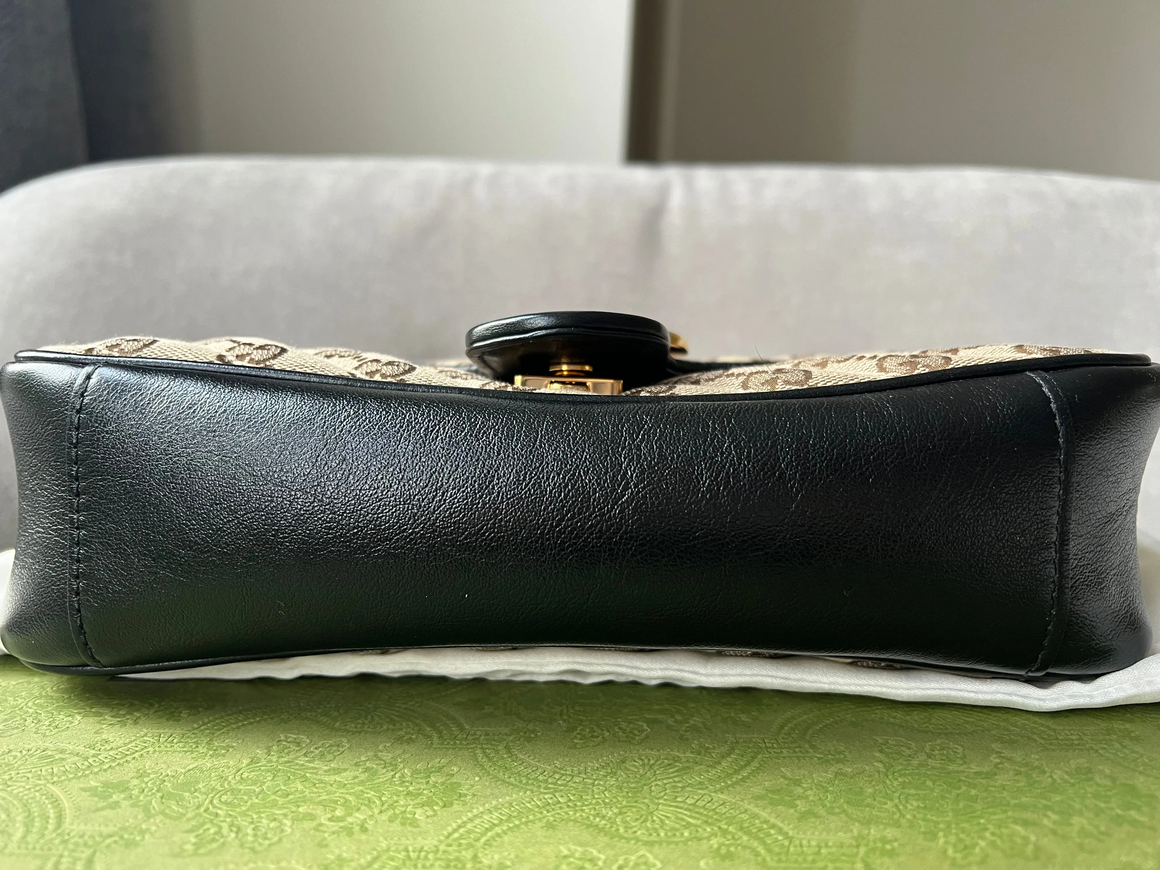 Gucci GG Beige Marmont Small Shoulder Bag (RRP ??1,570)