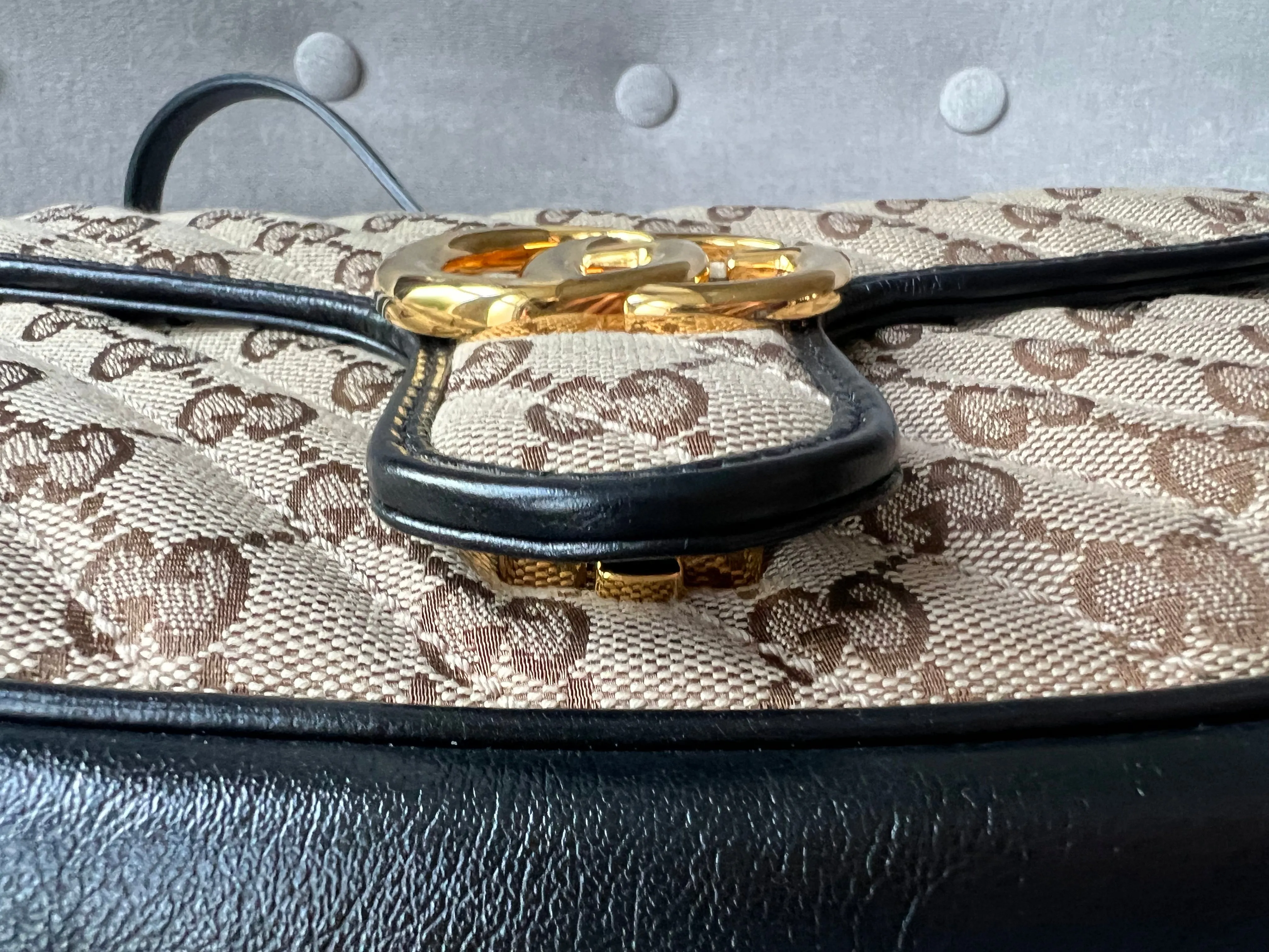 Gucci GG Beige Marmont Small Shoulder Bag (RRP ??1,570)