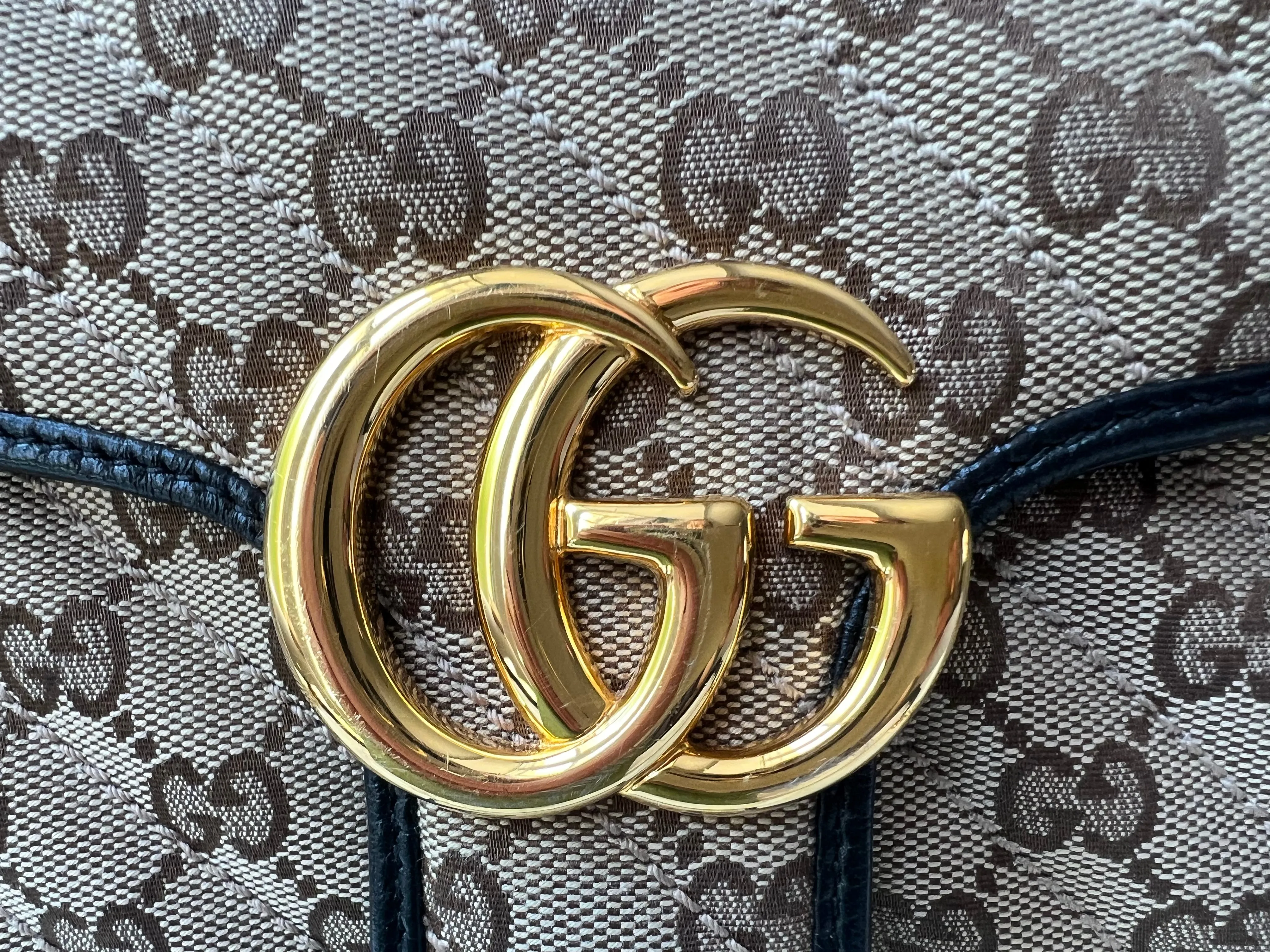 Gucci GG Beige Marmont Small Shoulder Bag (RRP ??1,570)