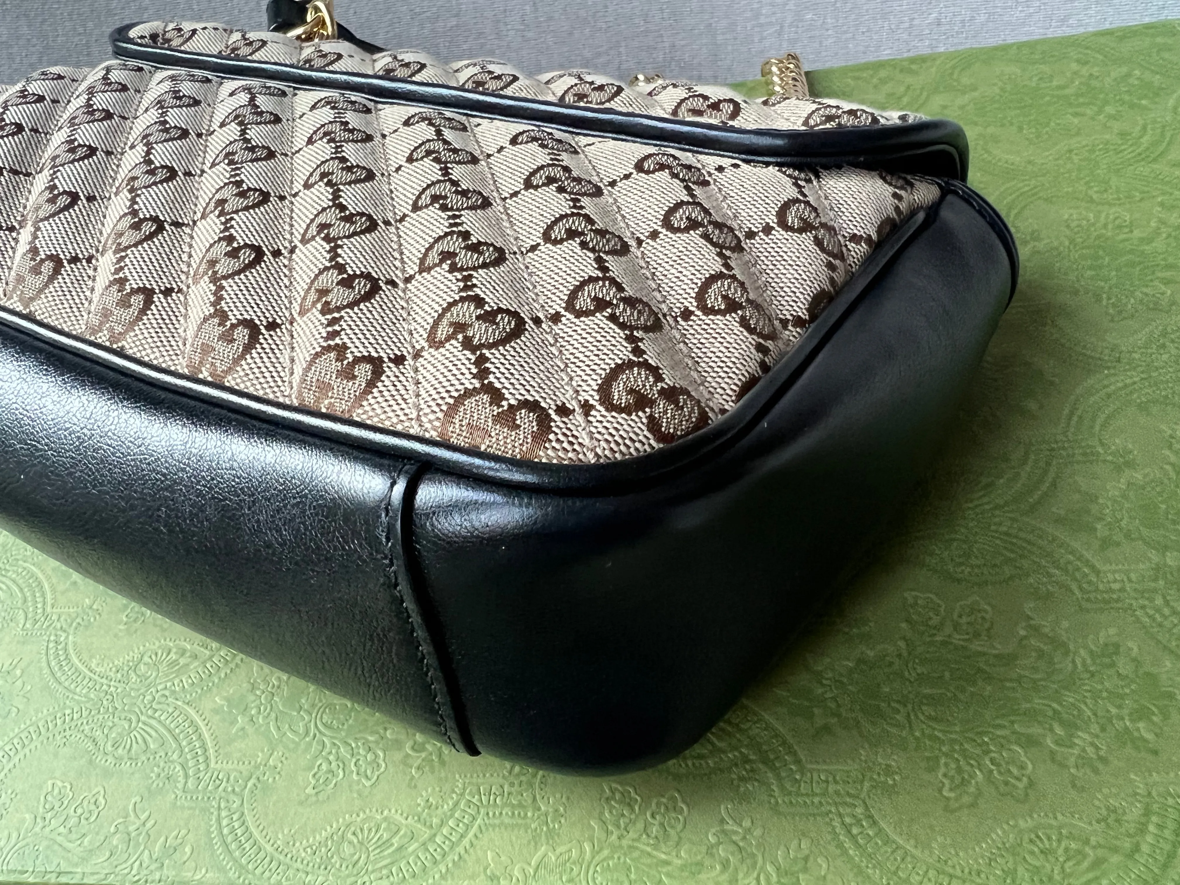 Gucci GG Beige Marmont Small Shoulder Bag (RRP ??1,570)