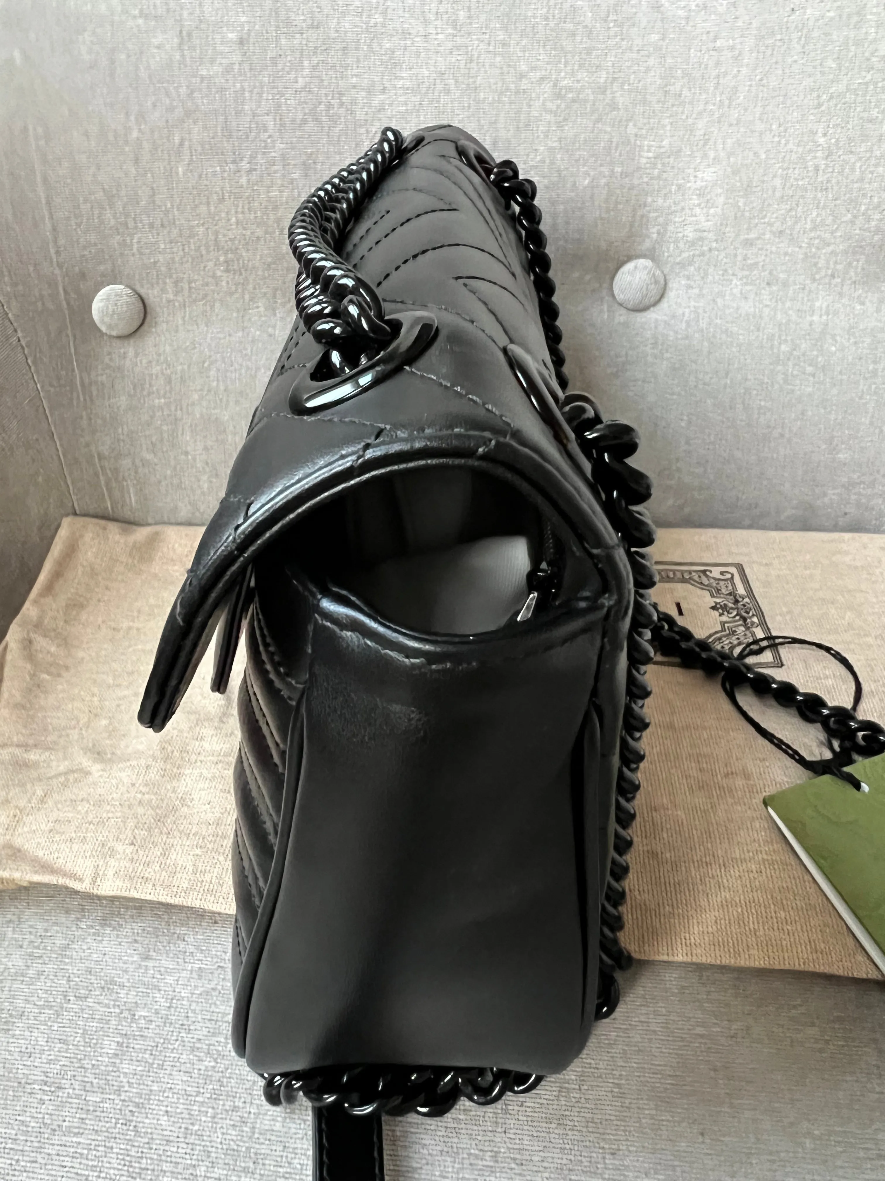 Gucci GG Black Marmont Small Shoulder Bag (RRP ??1800)