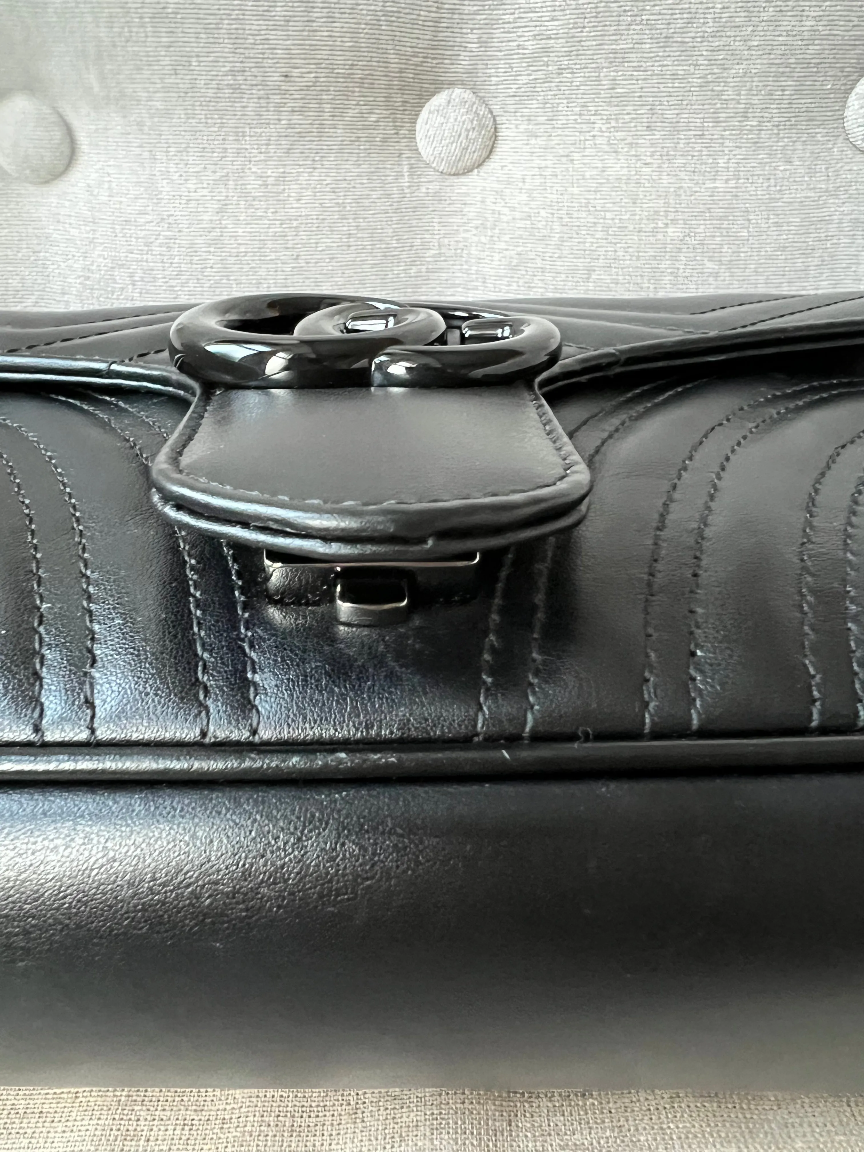 Gucci GG Black Marmont Small Shoulder Bag (RRP ??1800)