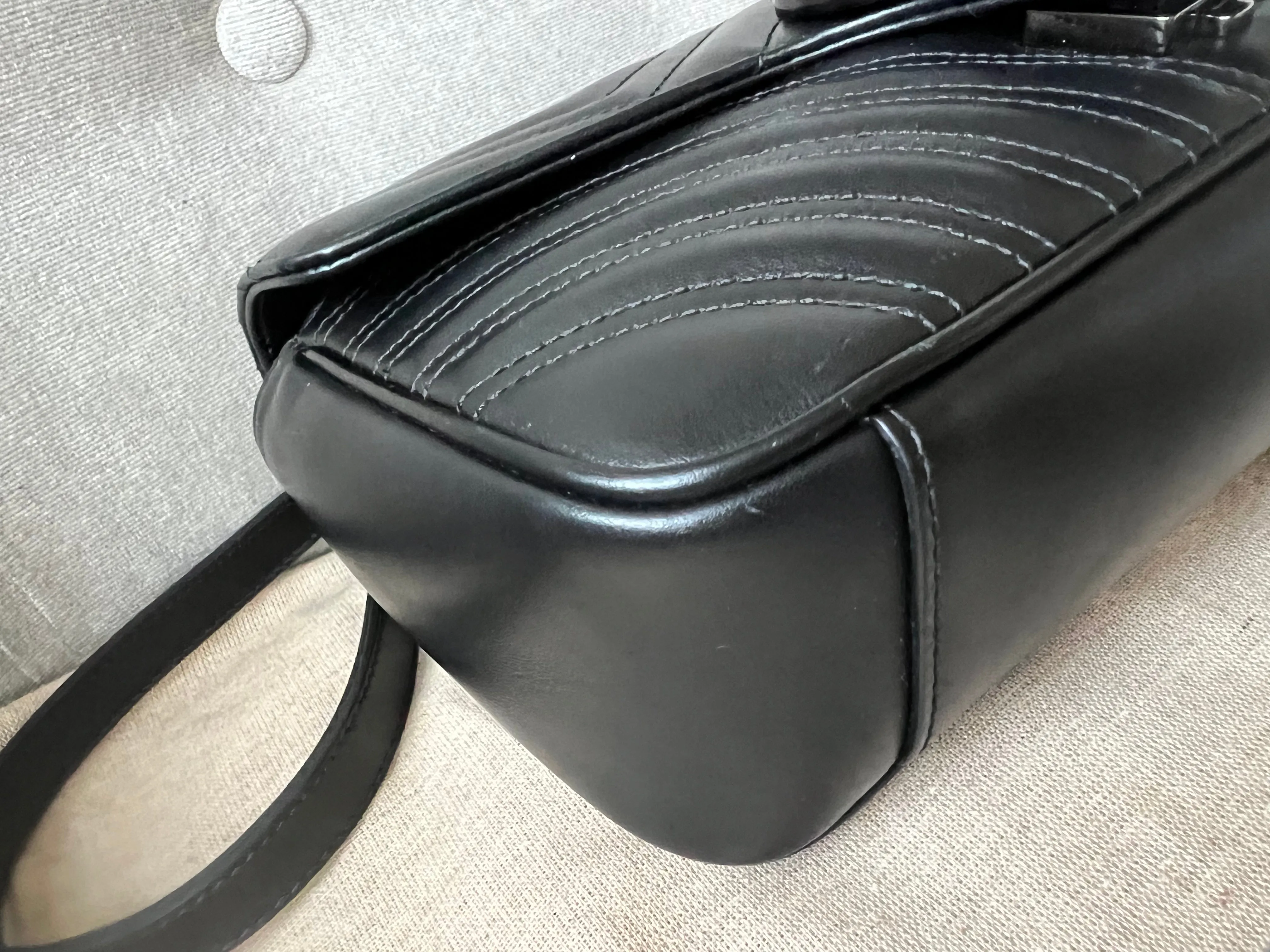 Gucci GG Black Marmont Small Shoulder Bag (RRP ??1800)