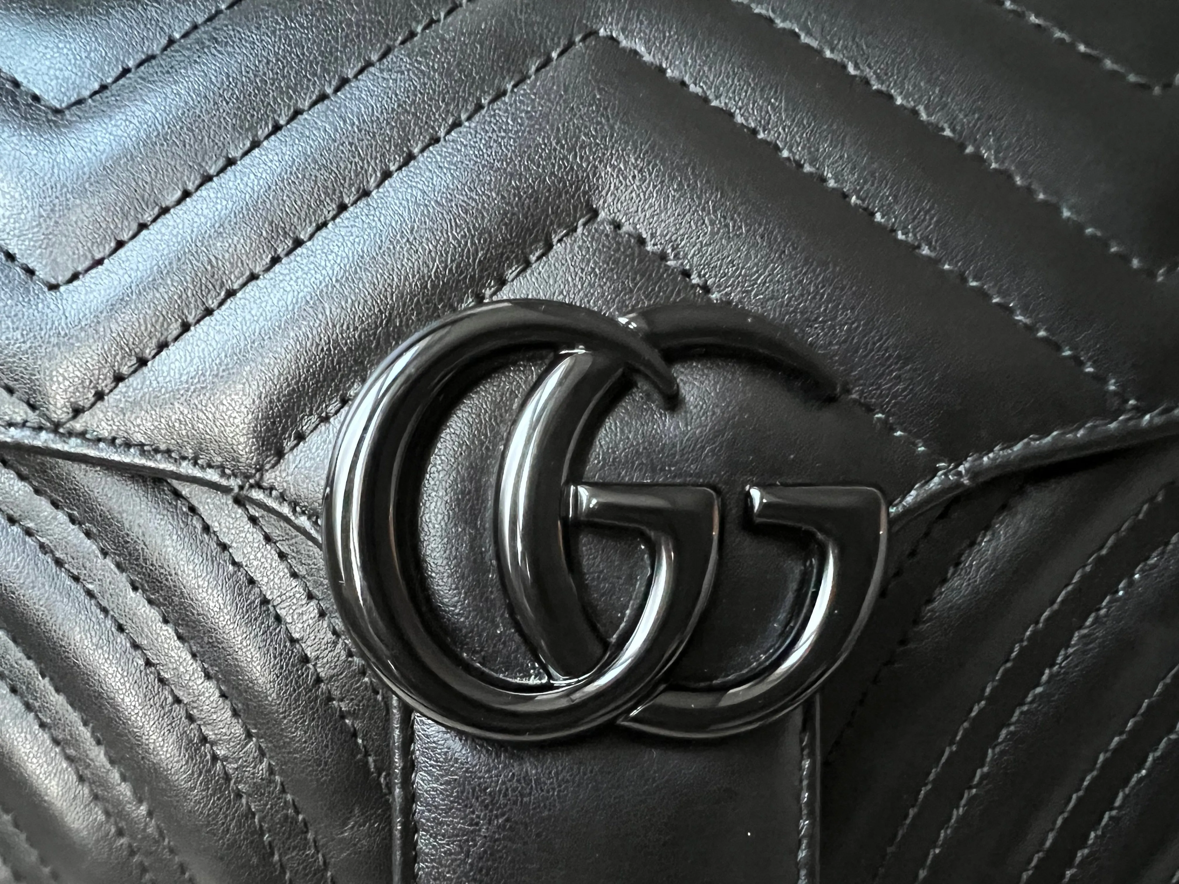 Gucci GG Black Marmont Small Shoulder Bag (RRP ??1800)