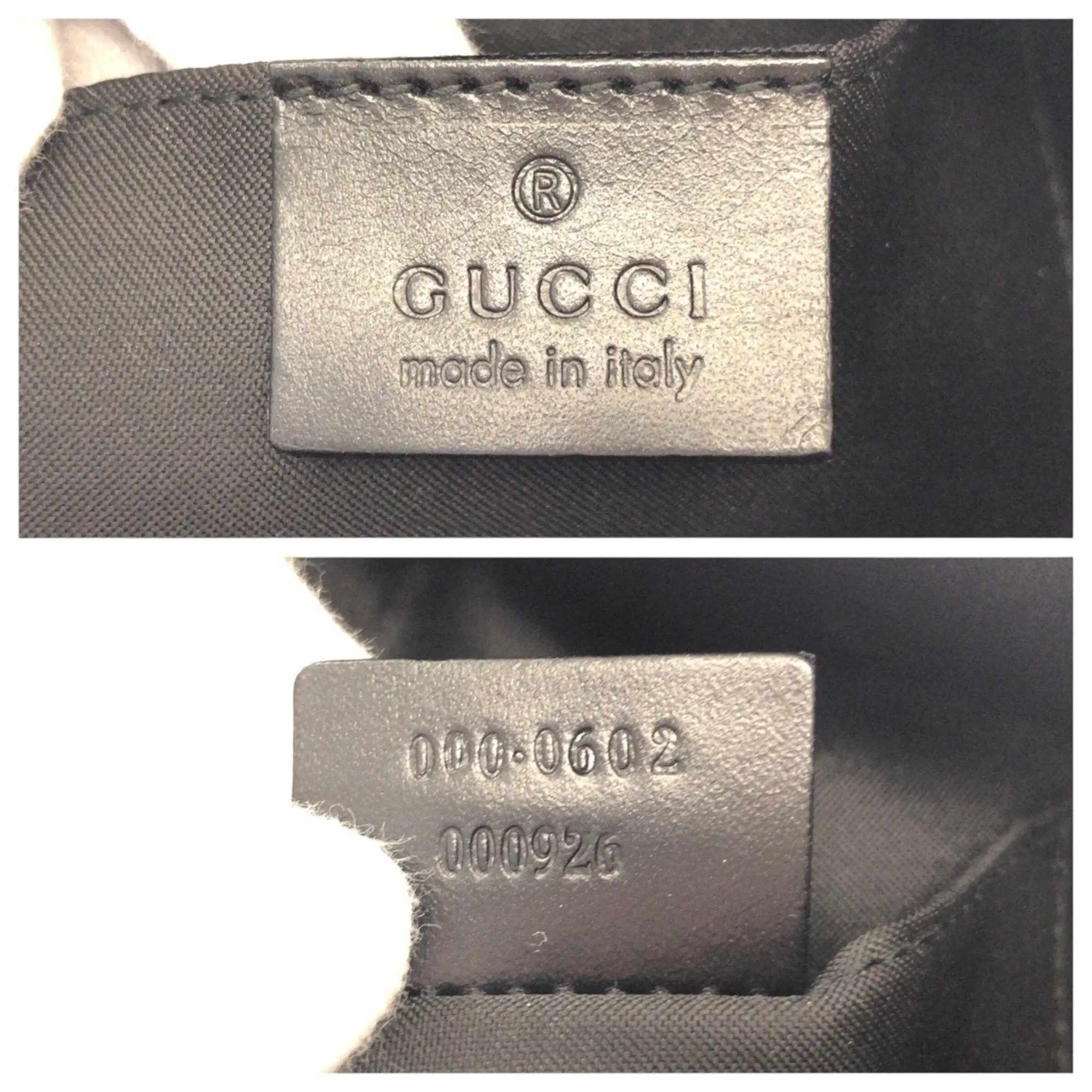 Gucci Gg Canvas Leather Shoulder Bag (Pre-Owned)