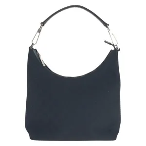 Gucci Gg Canvas Leather Shoulder Bag (Pre-Owned)