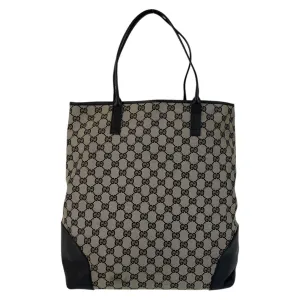 Gucci  Gg Canvas Leather Shoulder Bag Tote Bag (Pre-Owned)