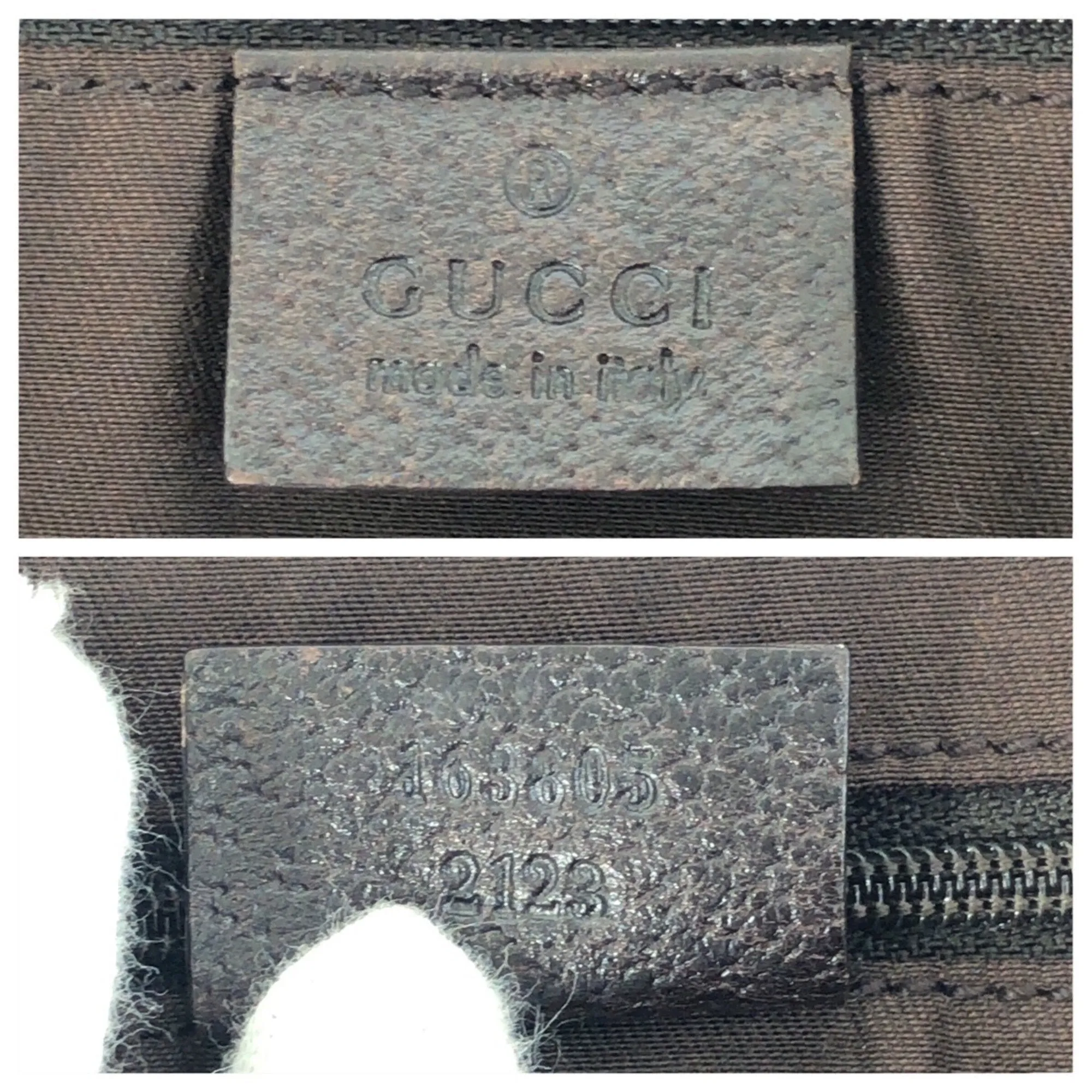 Gucci  Gg Canvas Leather Shoulder Bag Tote Bag (Pre-Owned)