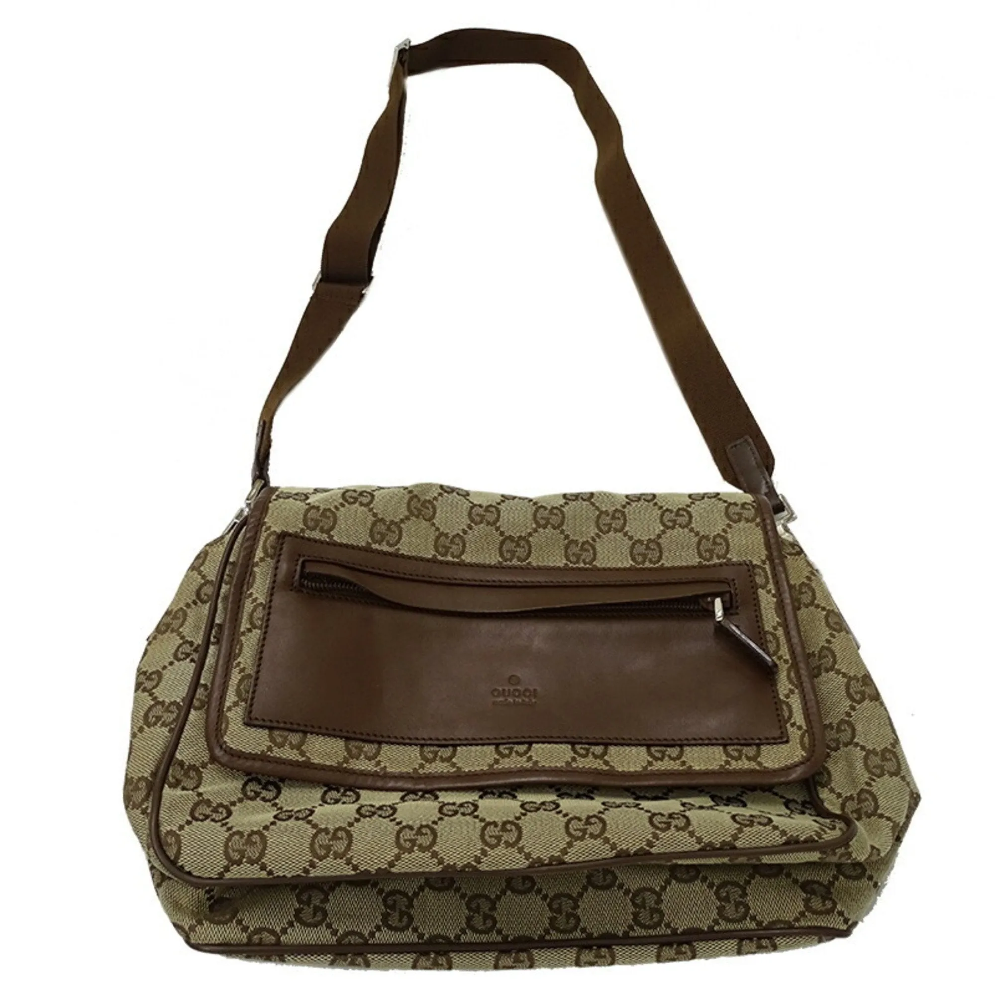 Gucci  Gg Canvas Shoulder Bag (Pre-Owned)