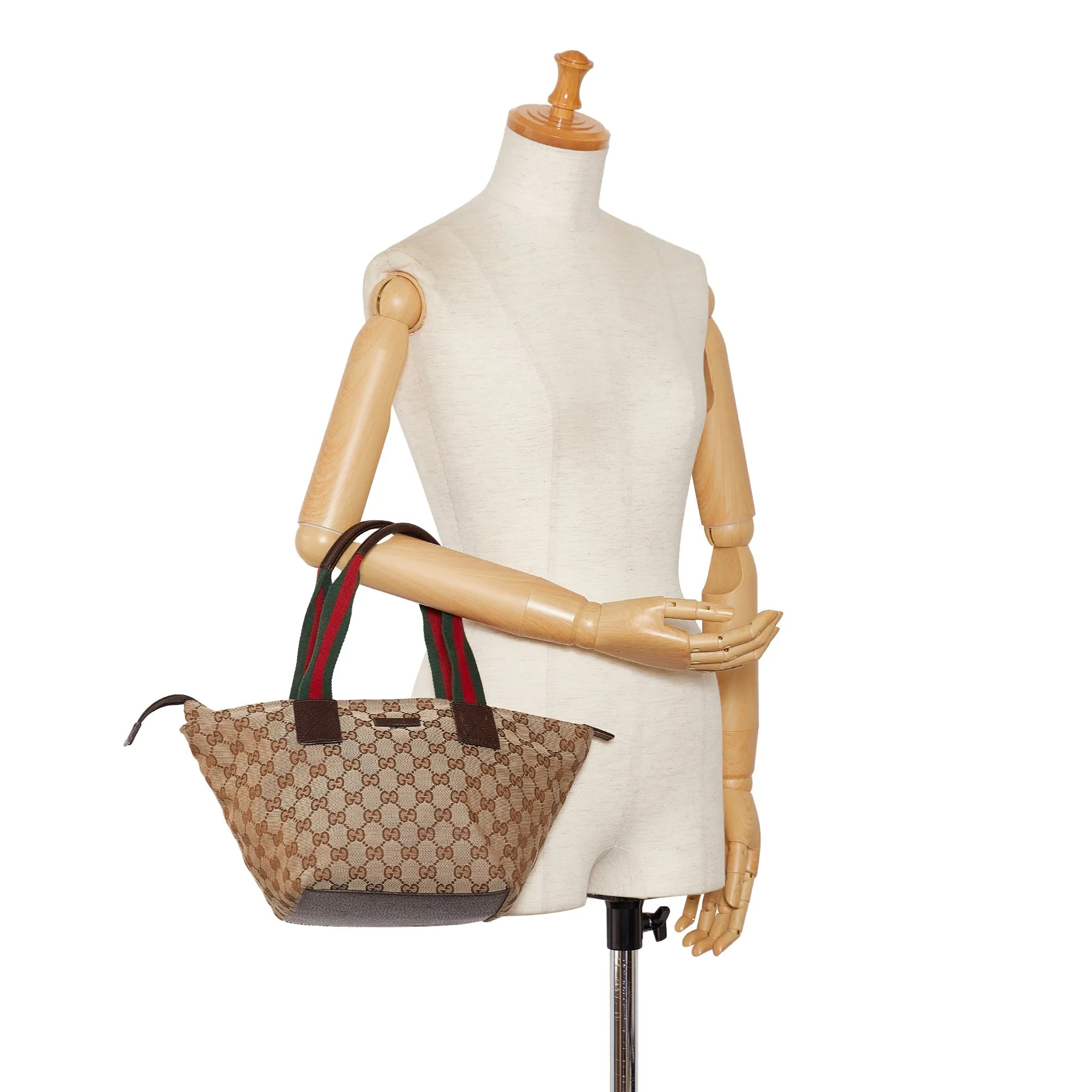 GUCCI GG Canvas Web Shoulder Bag