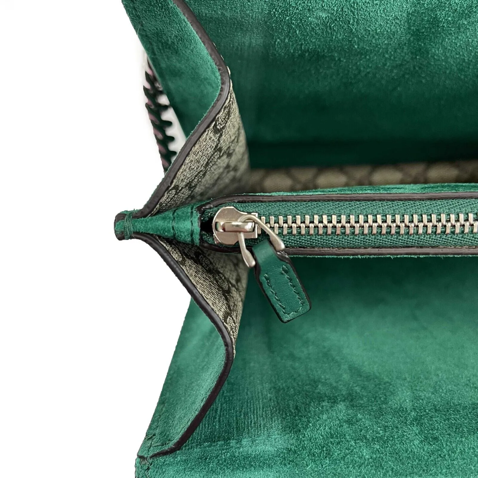 GUCCI - GG Supreme Monogram Embroidered Medium Dionysus Shoulder Bag