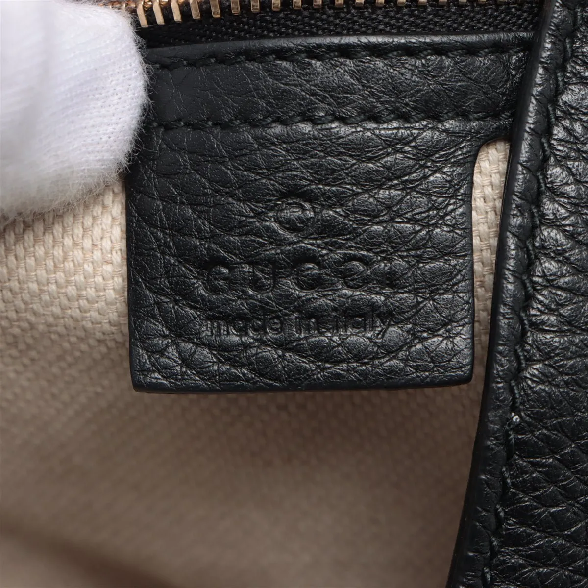 Gucci hobo Shoulder Bag Leather Black