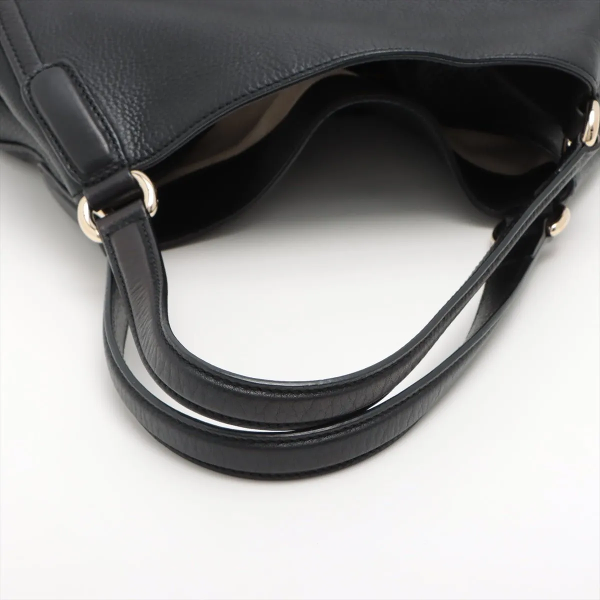 Gucci hobo Shoulder Bag Leather Black