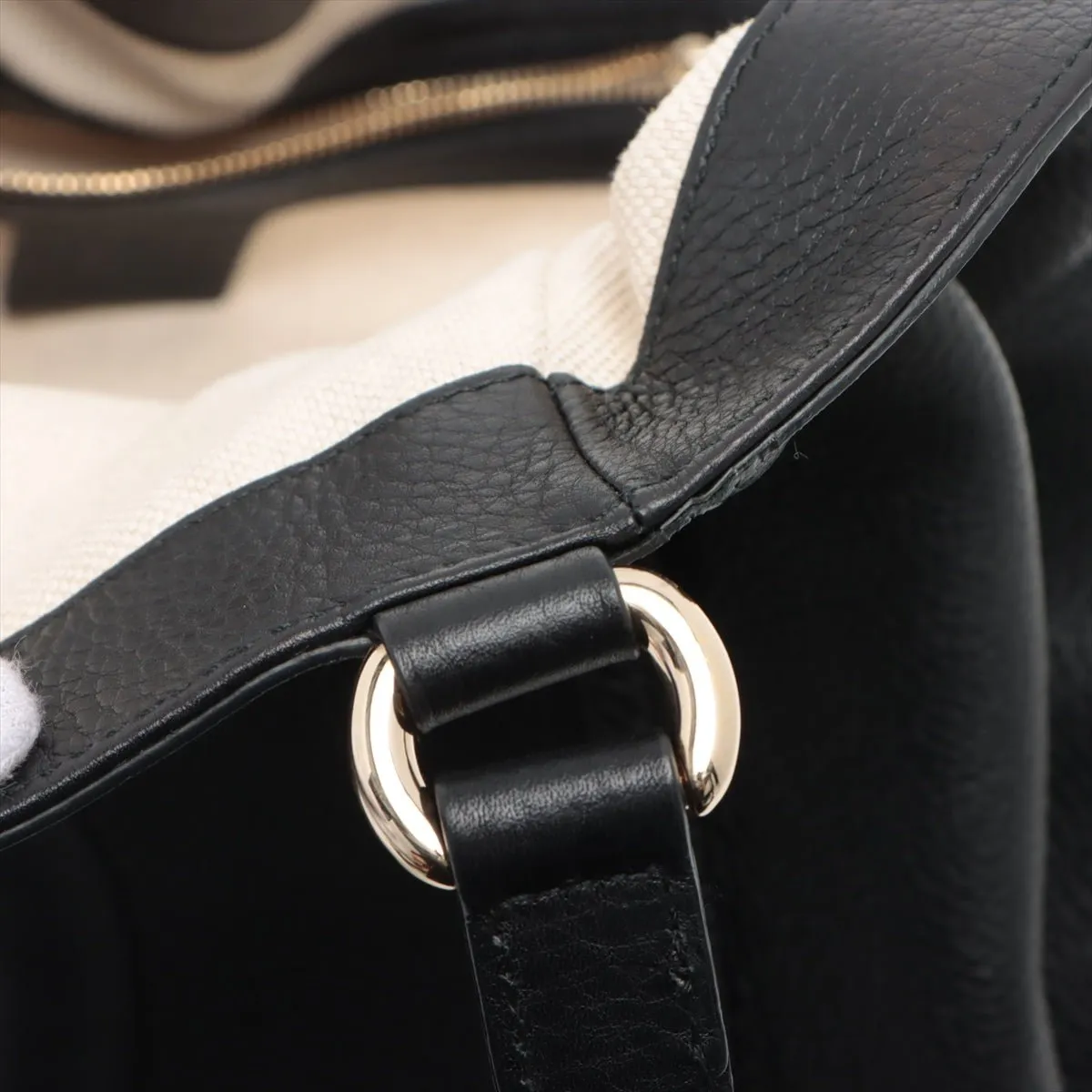 Gucci hobo Shoulder Bag Leather Black