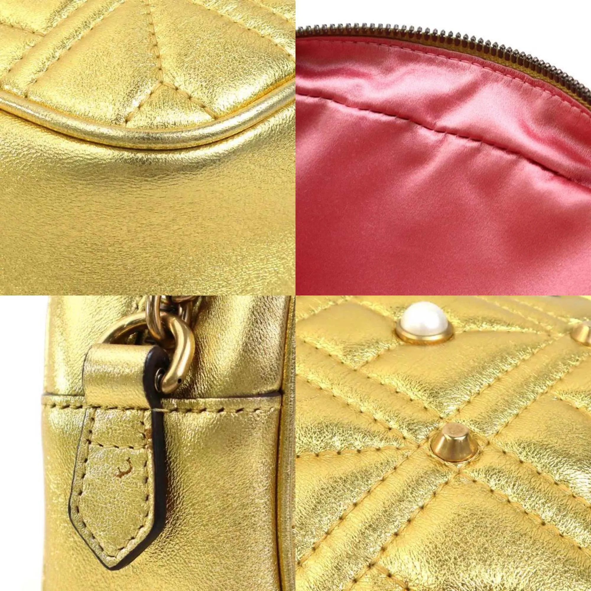 Gucci Leather Artificial ivory Shoulder Bag (Pre-Owned)