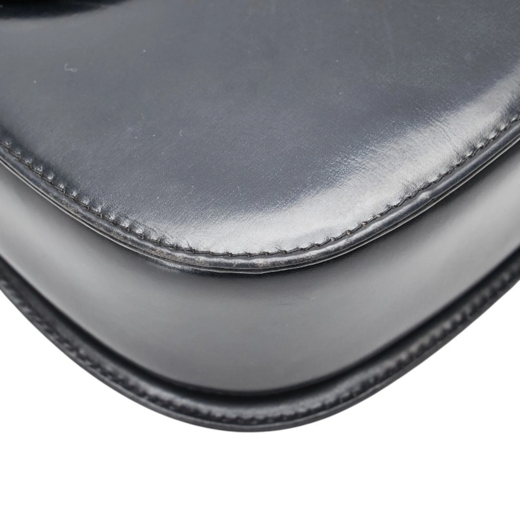 Gucci Leather Handbag Shoulder Bag (Pre-Owned)