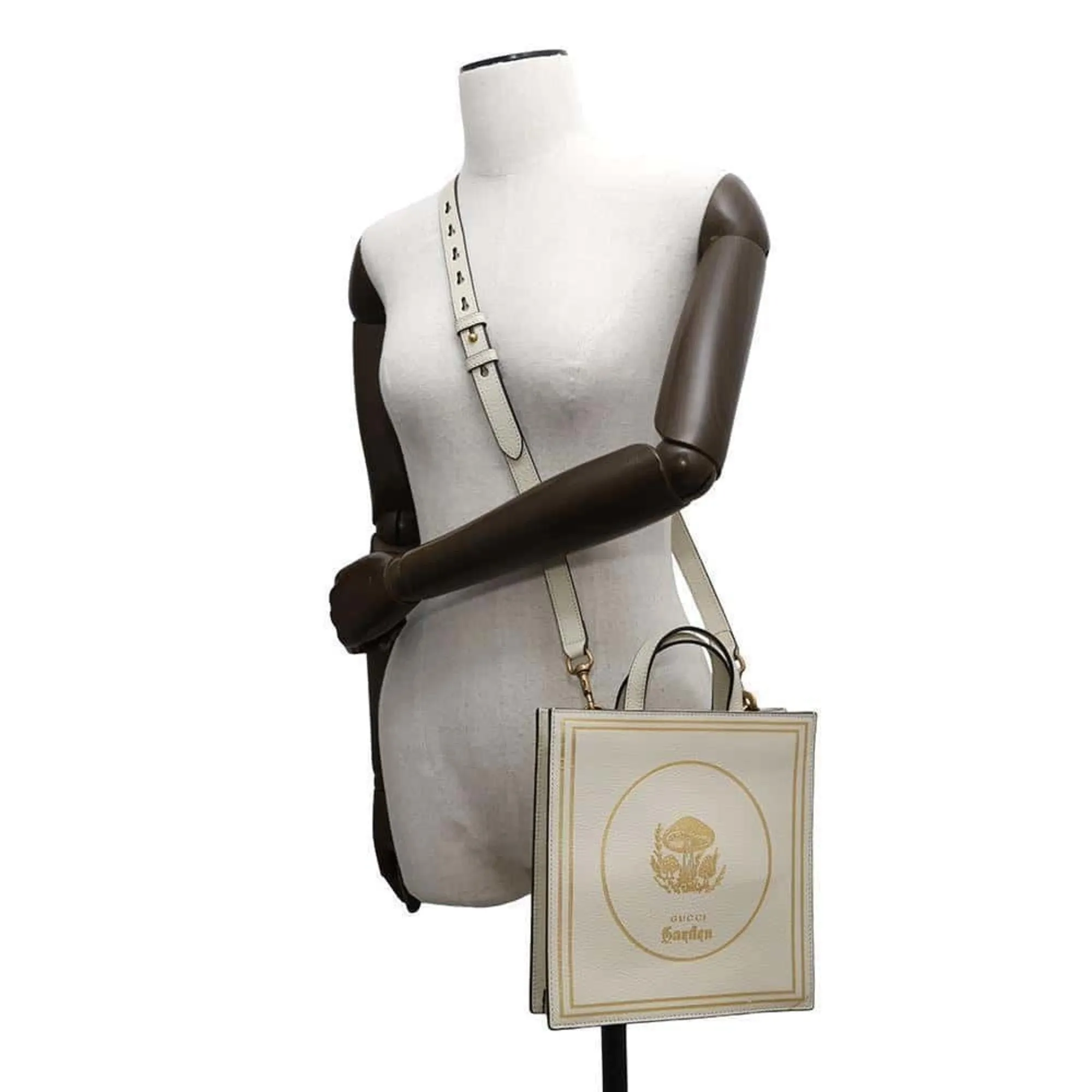 Gucci Leather Handbag Shoulder Bag (Pre-Owned)