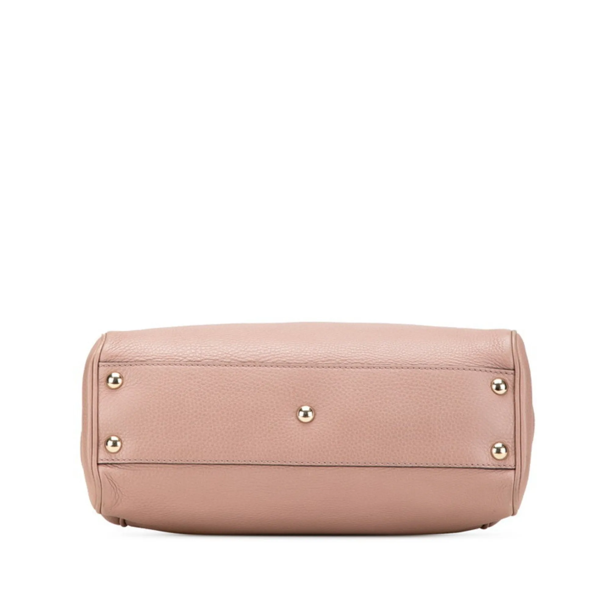 Gucci Leather Handbag Shoulder Bag (Pre-Owned)