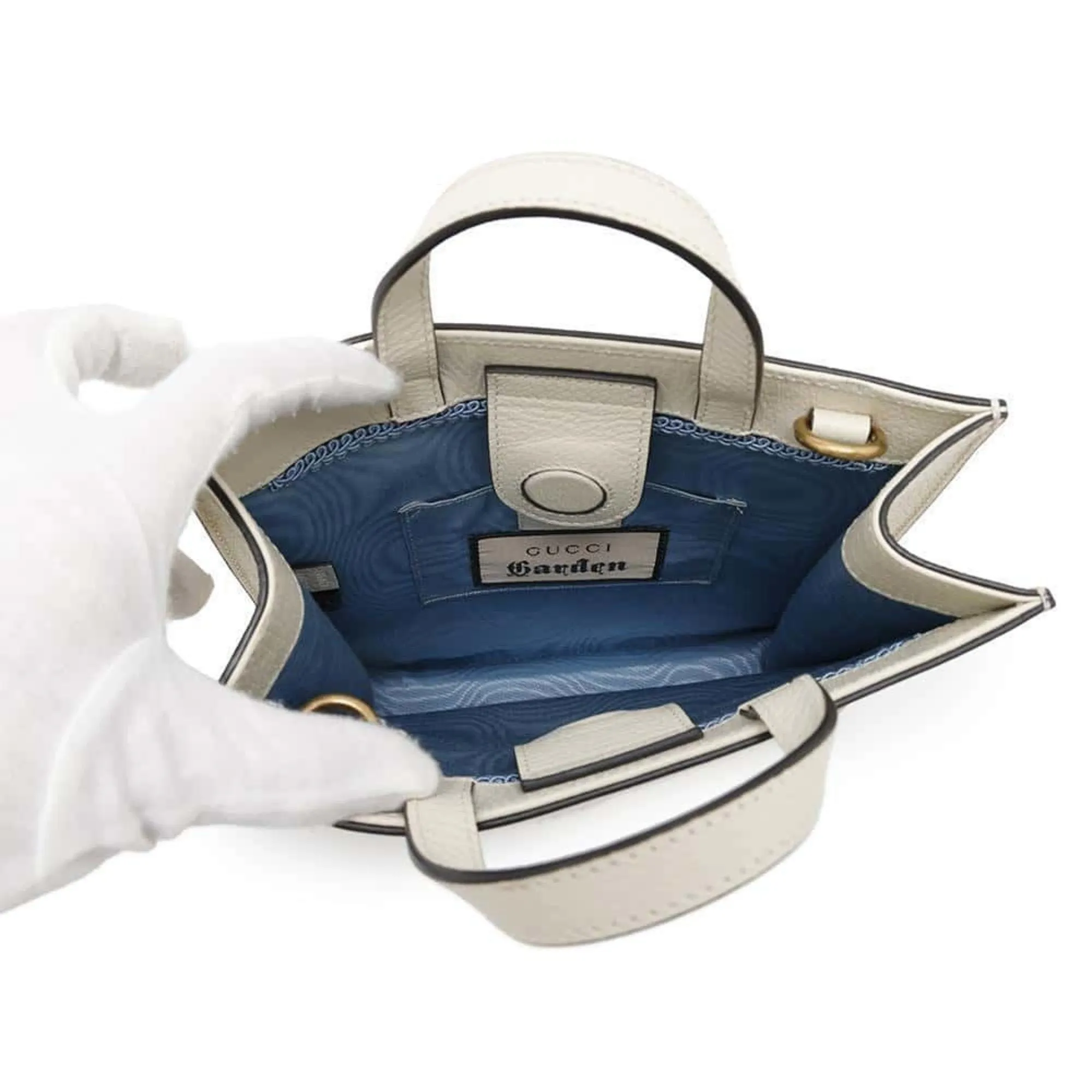 Gucci Leather Handbag Shoulder Bag (Pre-Owned)
