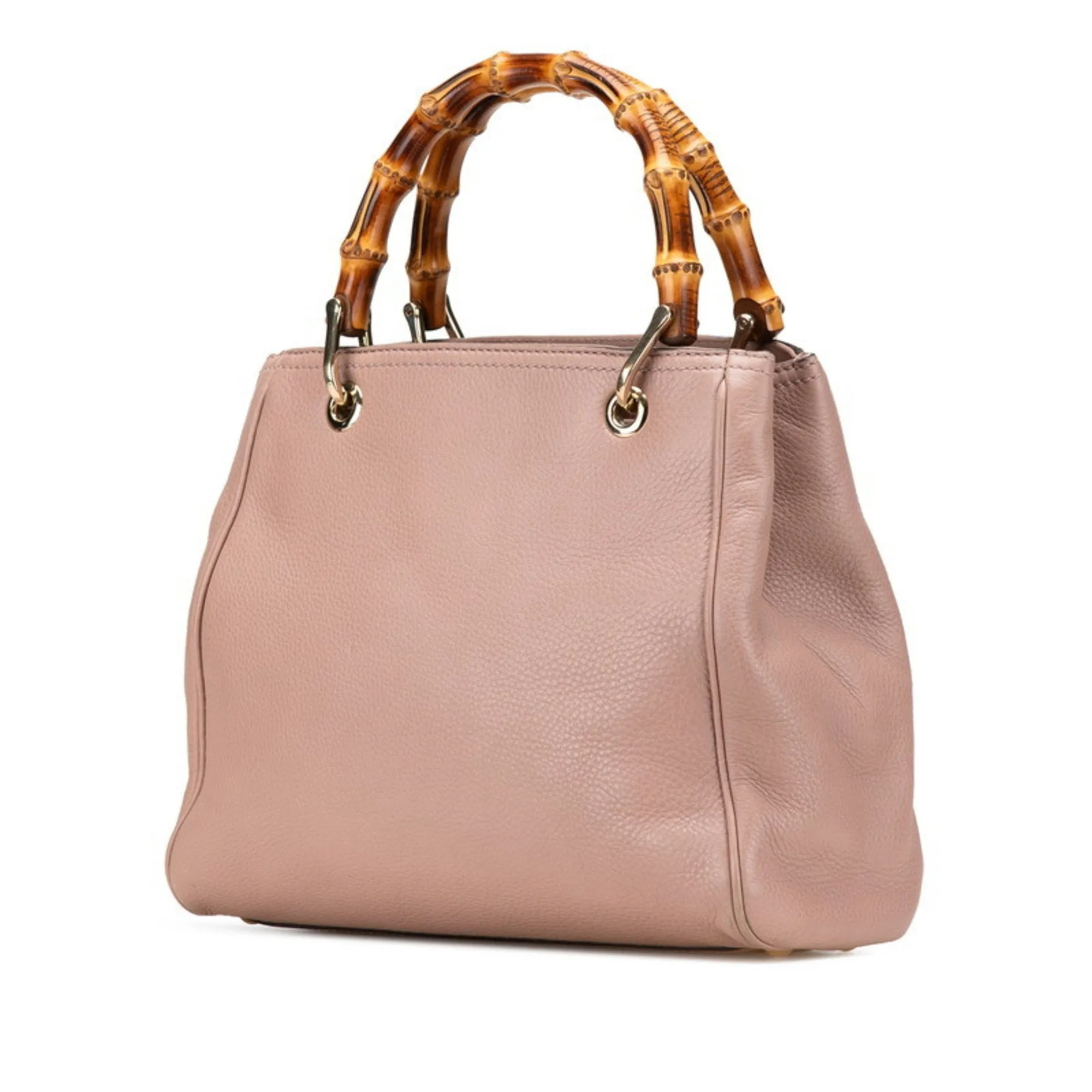 Gucci Leather Handbag Shoulder Bag (Pre-Owned)