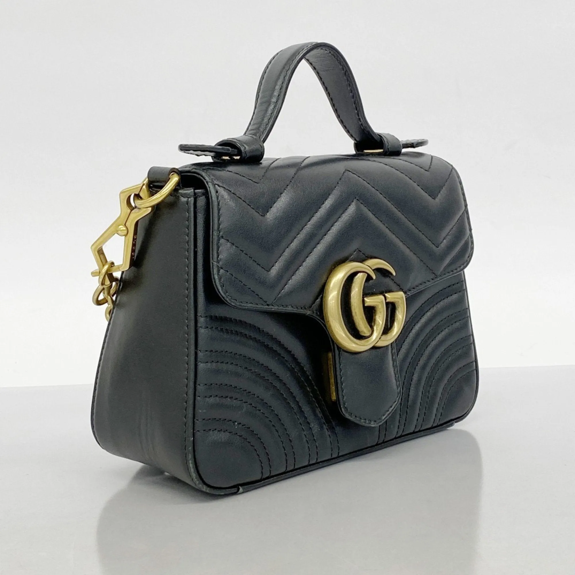 Gucci Leather Shoulder Bag (Pre-Owned)