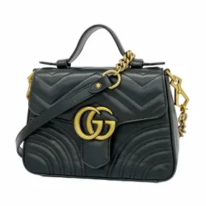 Gucci Leather Shoulder Bag (Pre-Owned)