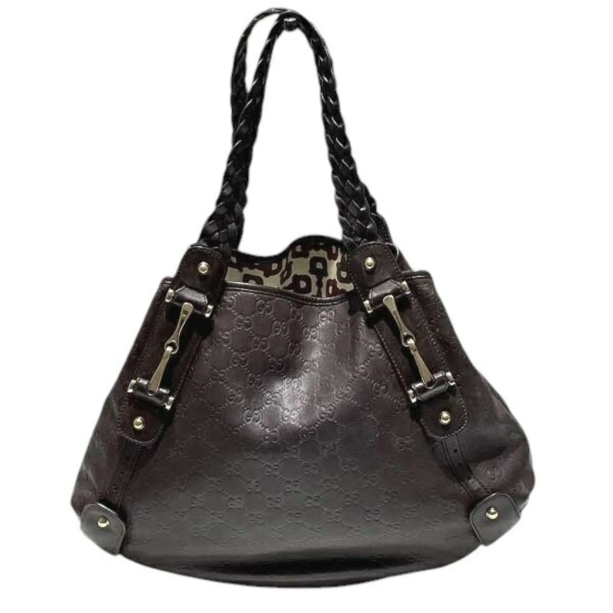 Gucci Leather Shoulder Bag Tote Bag (Pre-Owned)