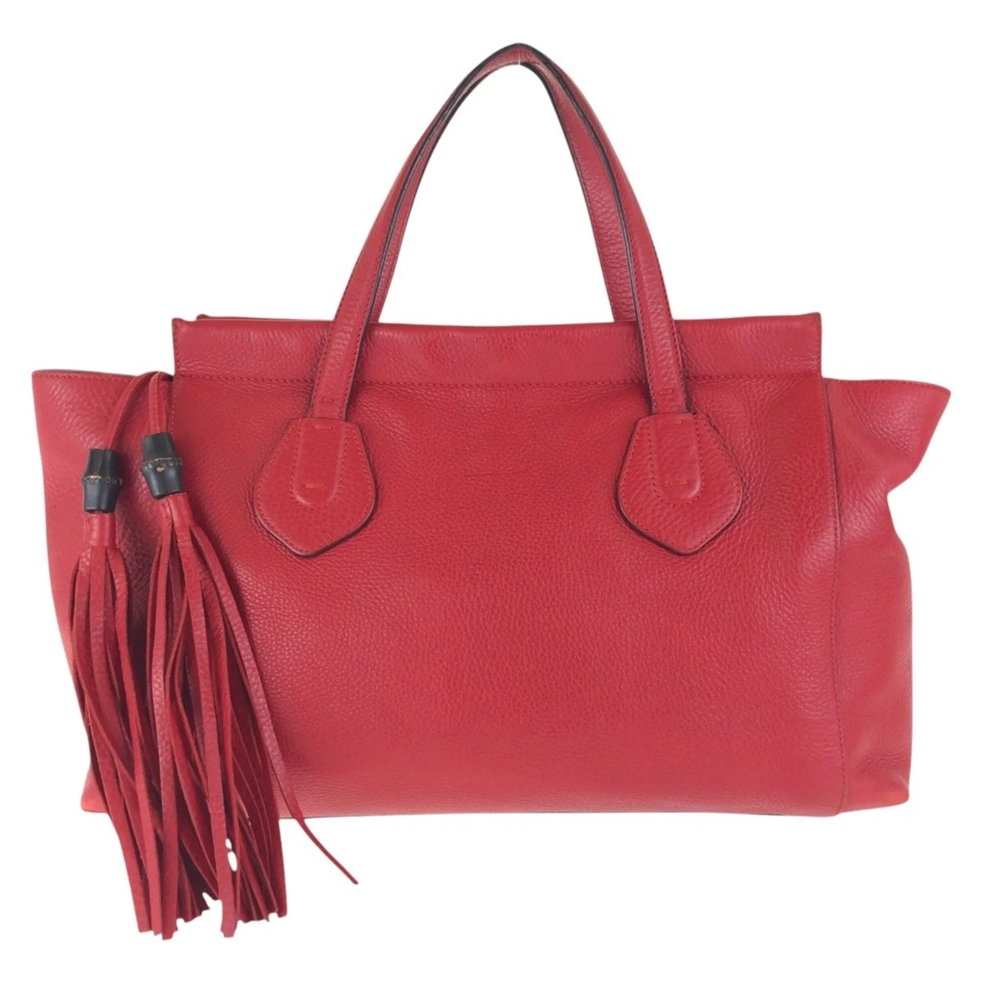 Gucci Leather Shoulder Bag Tote Bag (Pre-Owned)