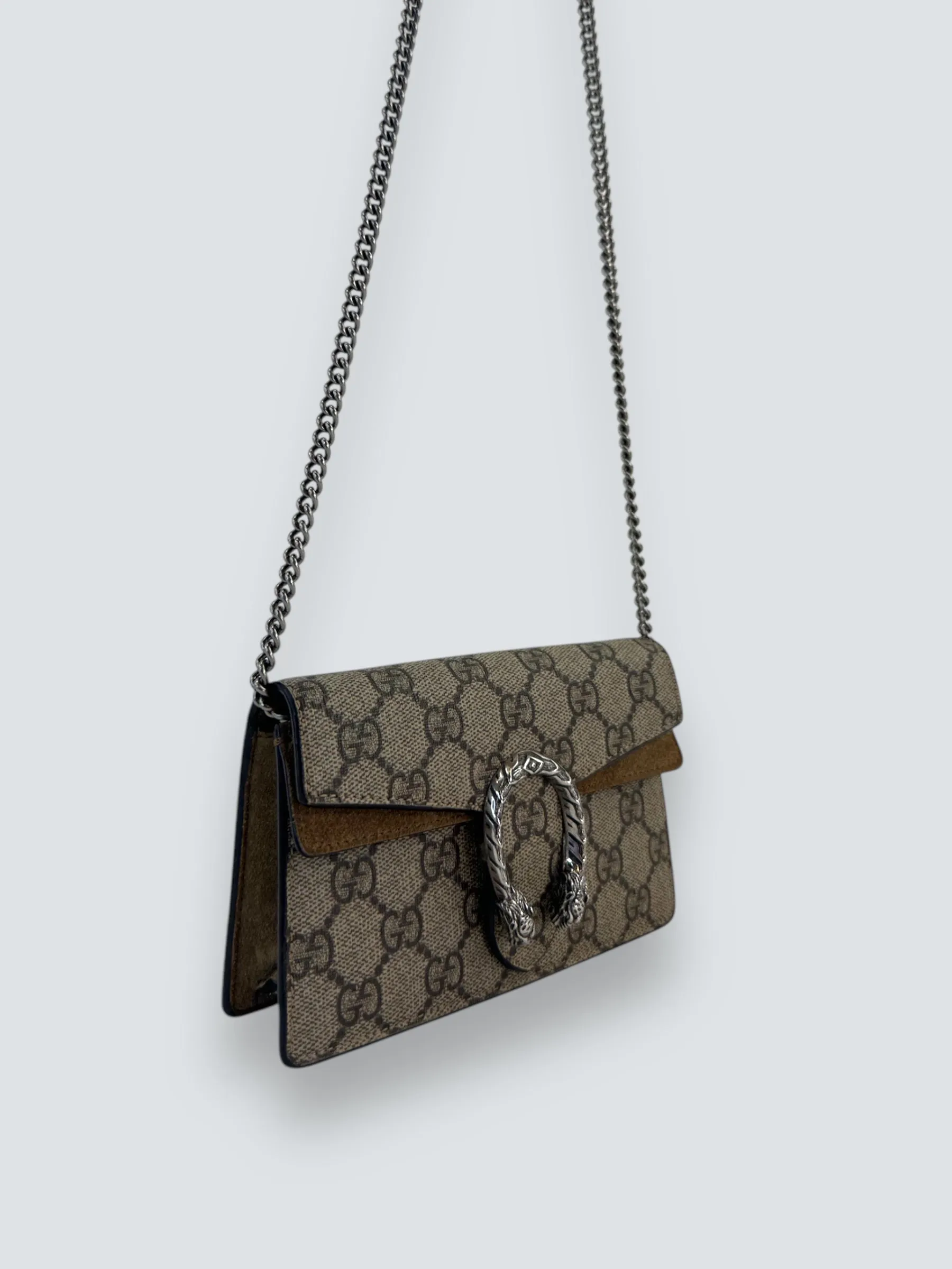 Gucci Monogram Canvas Super Mini Dionysus