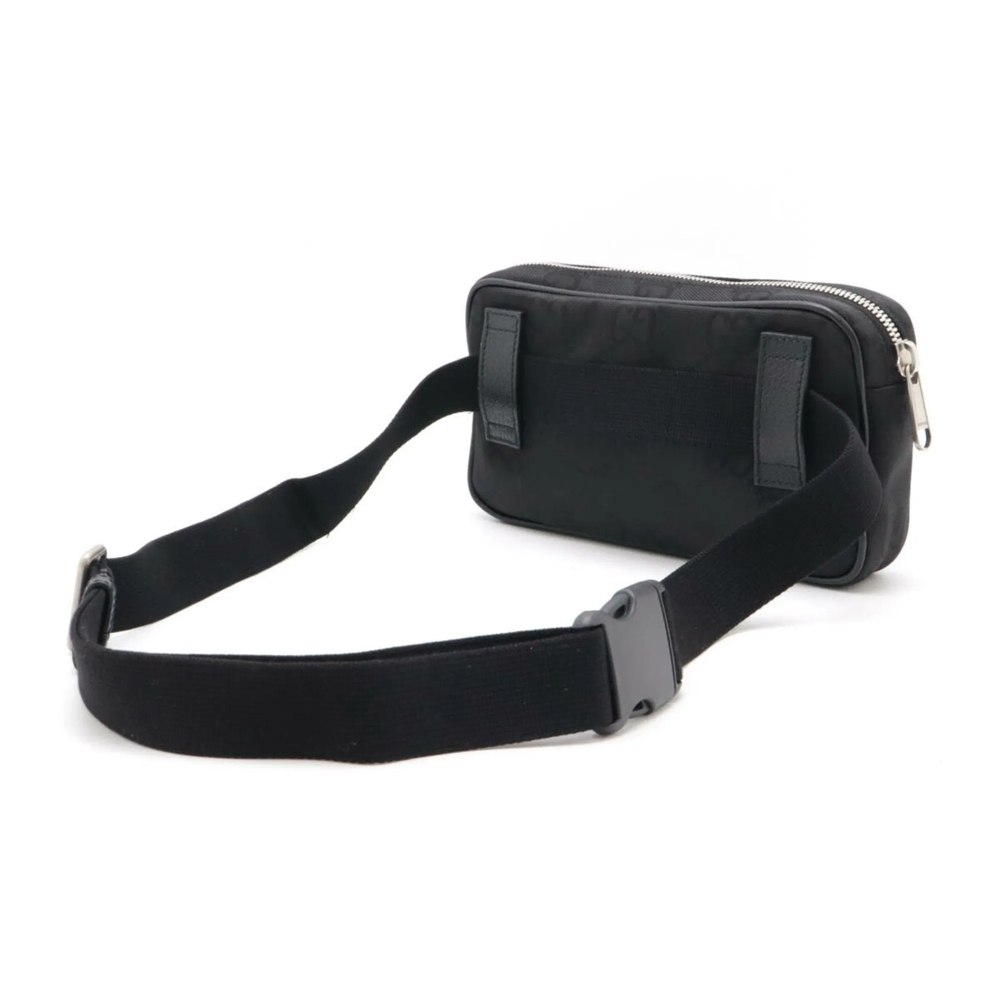 Gucci Nylon Leather Shoulder Bag (Pre-Owned)