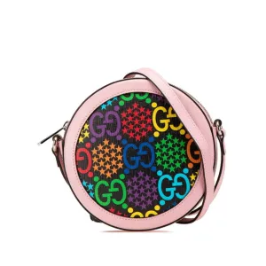 Gucci pink Pvc Leather Shoulder Bag (Pre-Owned)
