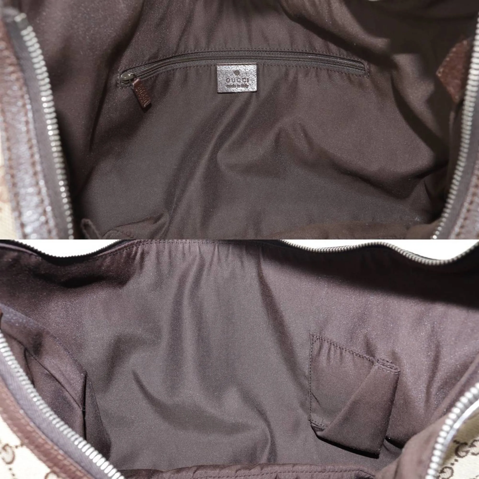 GUCCI Shoulder Bag Sherry Line GG Canvas