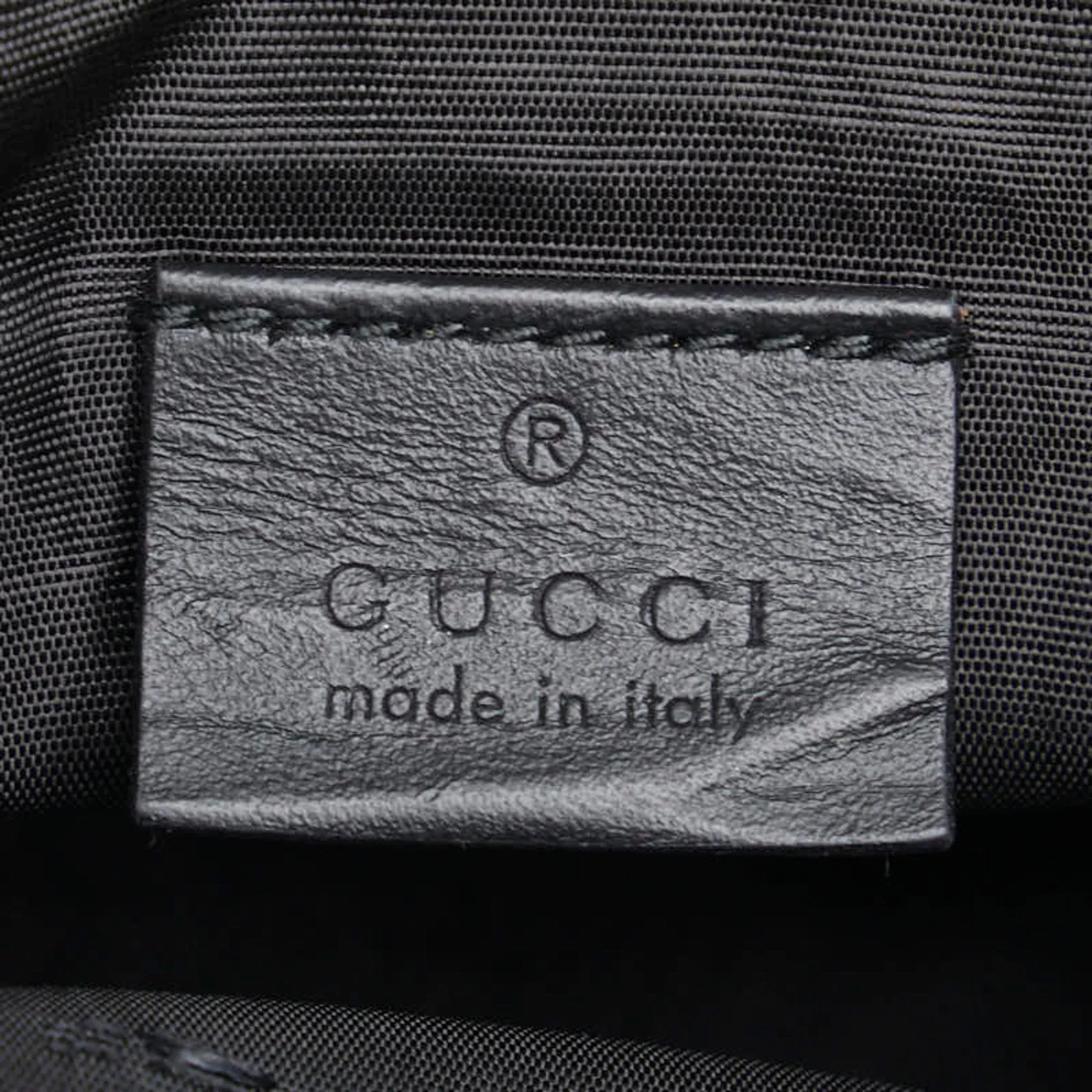 Gucci  Suede Leather Shoulder Bag (Pre-Owned)