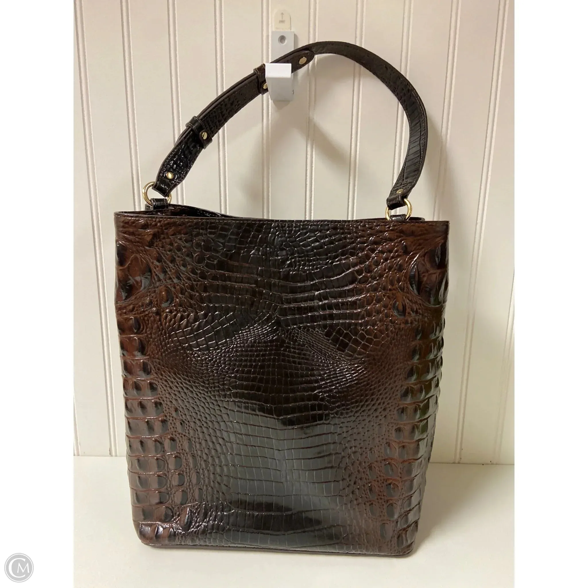Handbag Designer By Brahmin, Size: Large