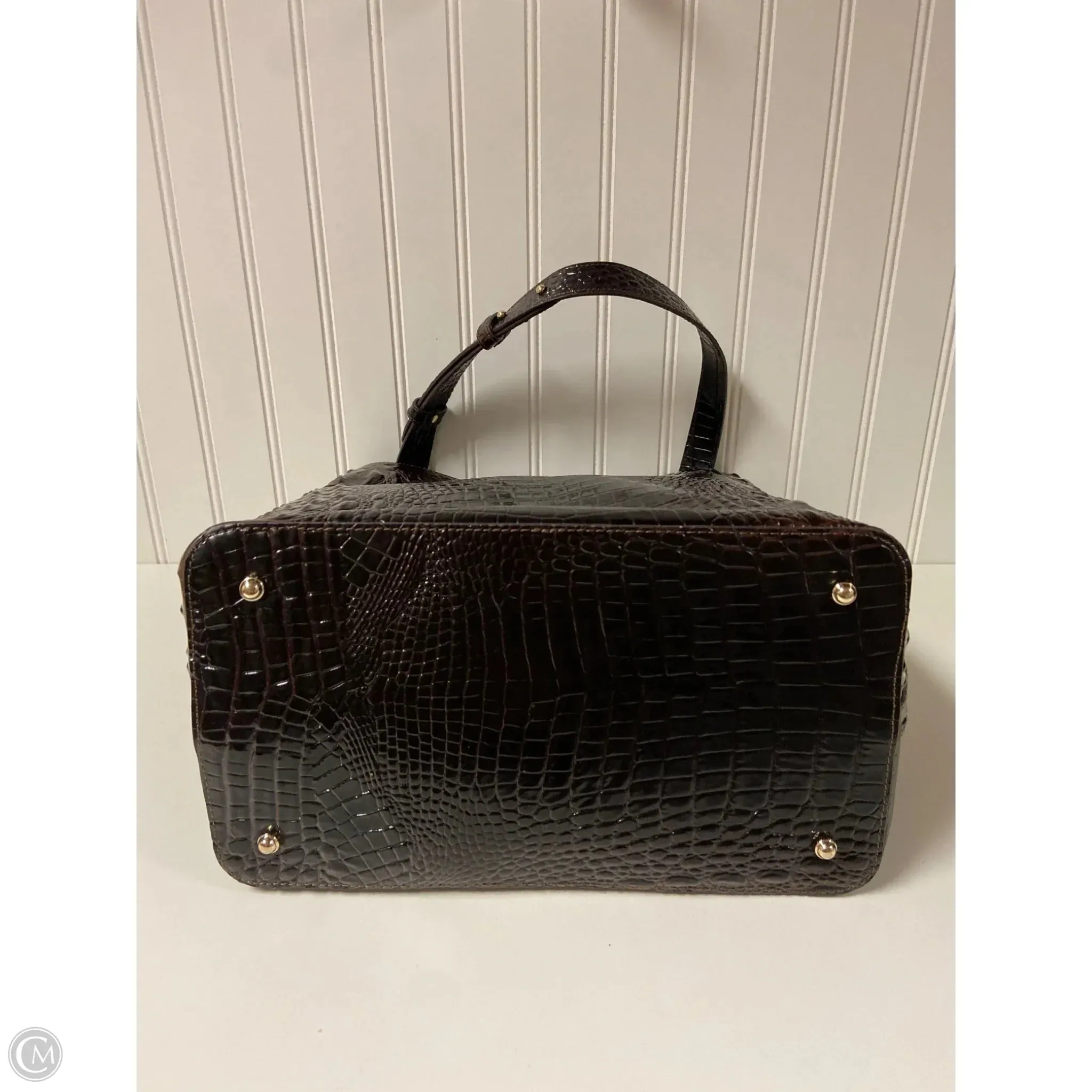 Handbag Designer By Brahmin, Size: Large