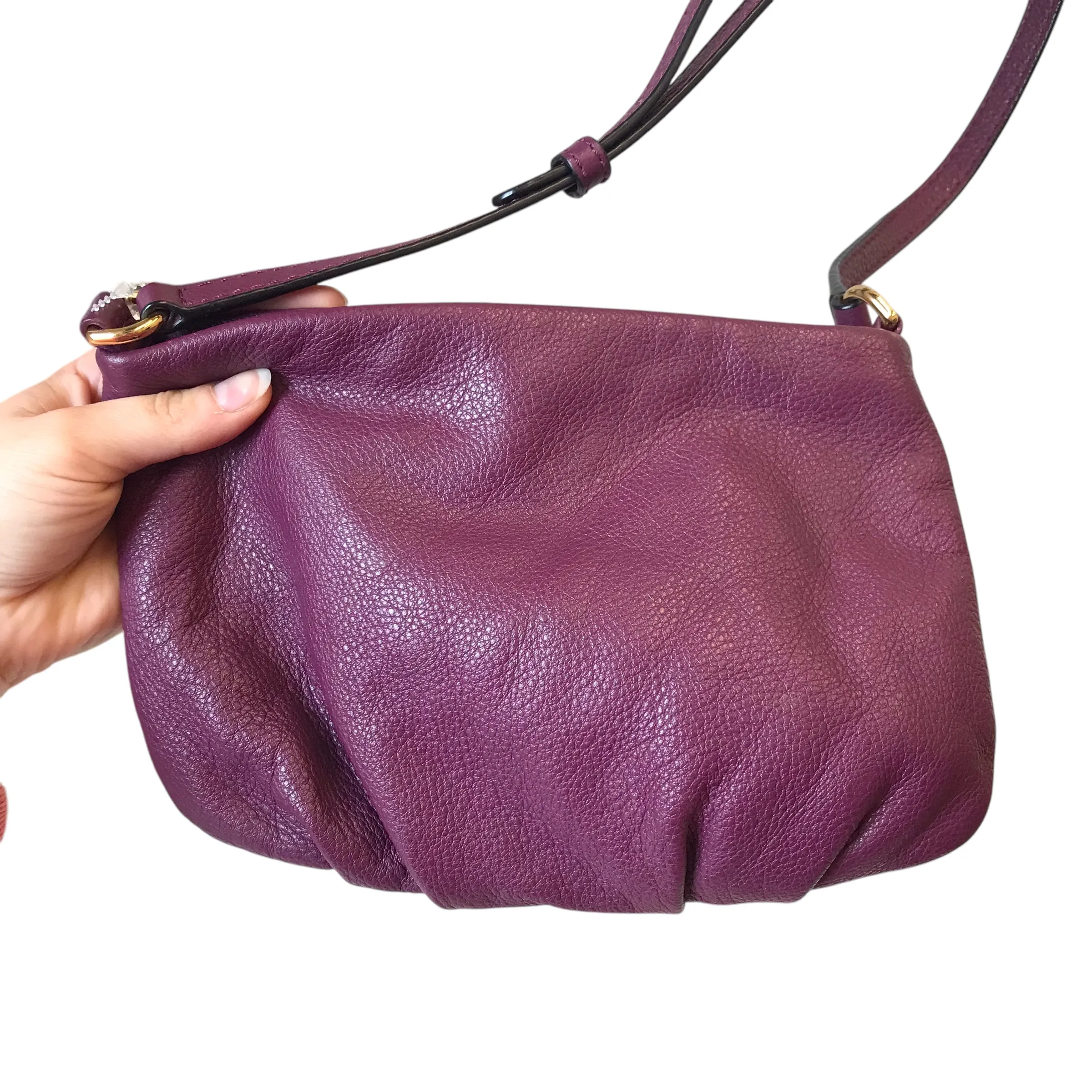 Handbag Designer By Marc Jacobs In Purple, Size:Small