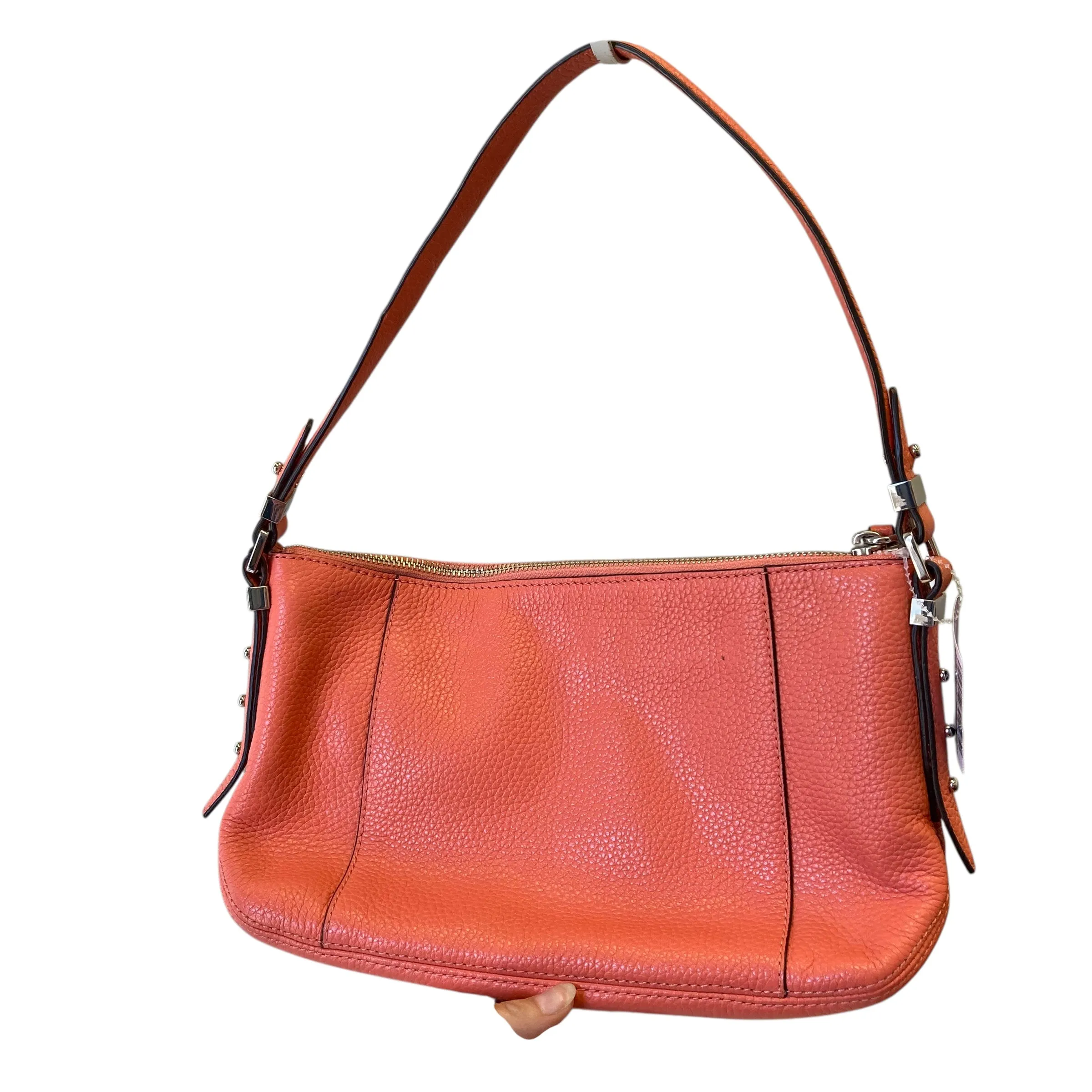 Handbag Designer By Michael Kors In Orange, Size:Medium